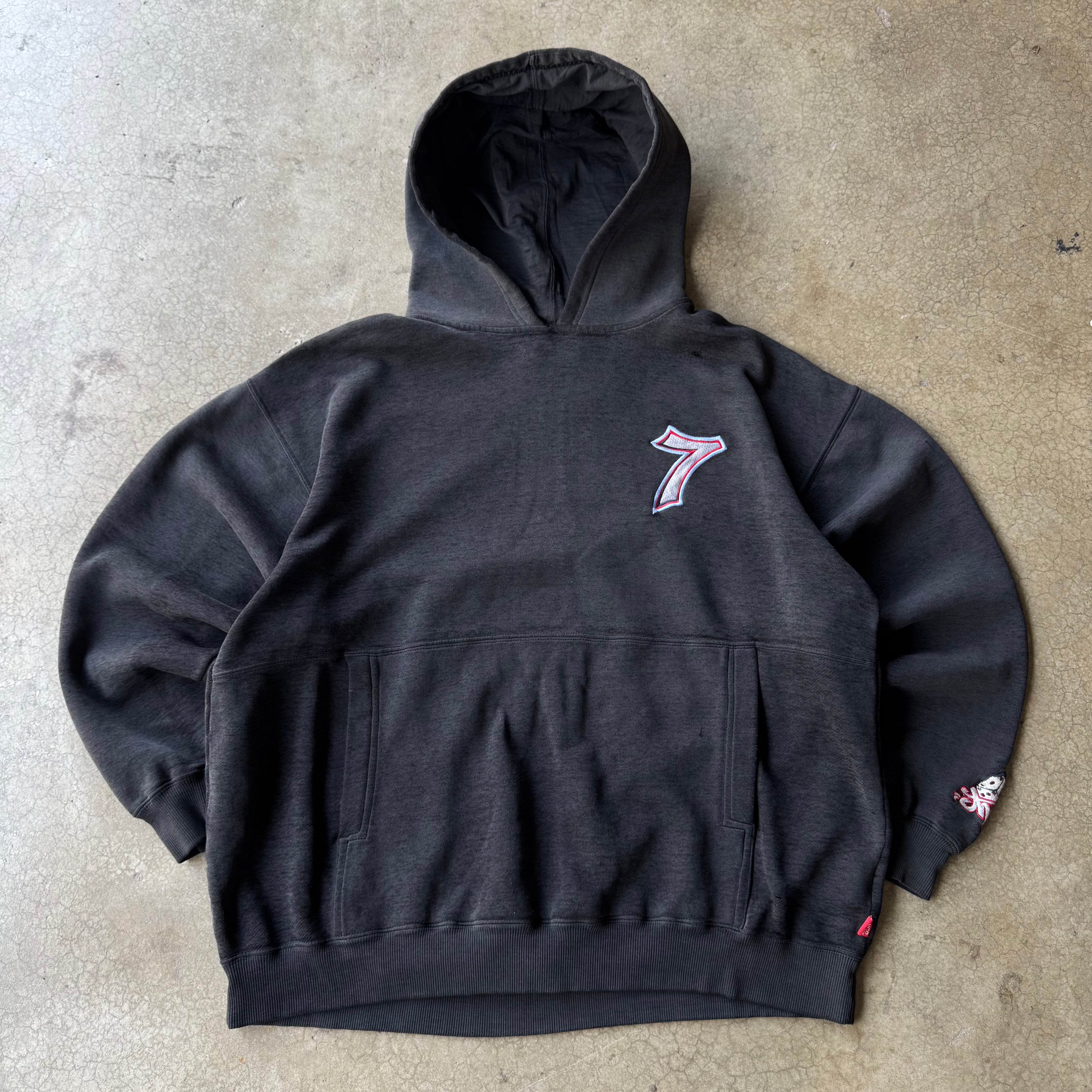 00S BLACK JNCO DICE HOODIE - XL