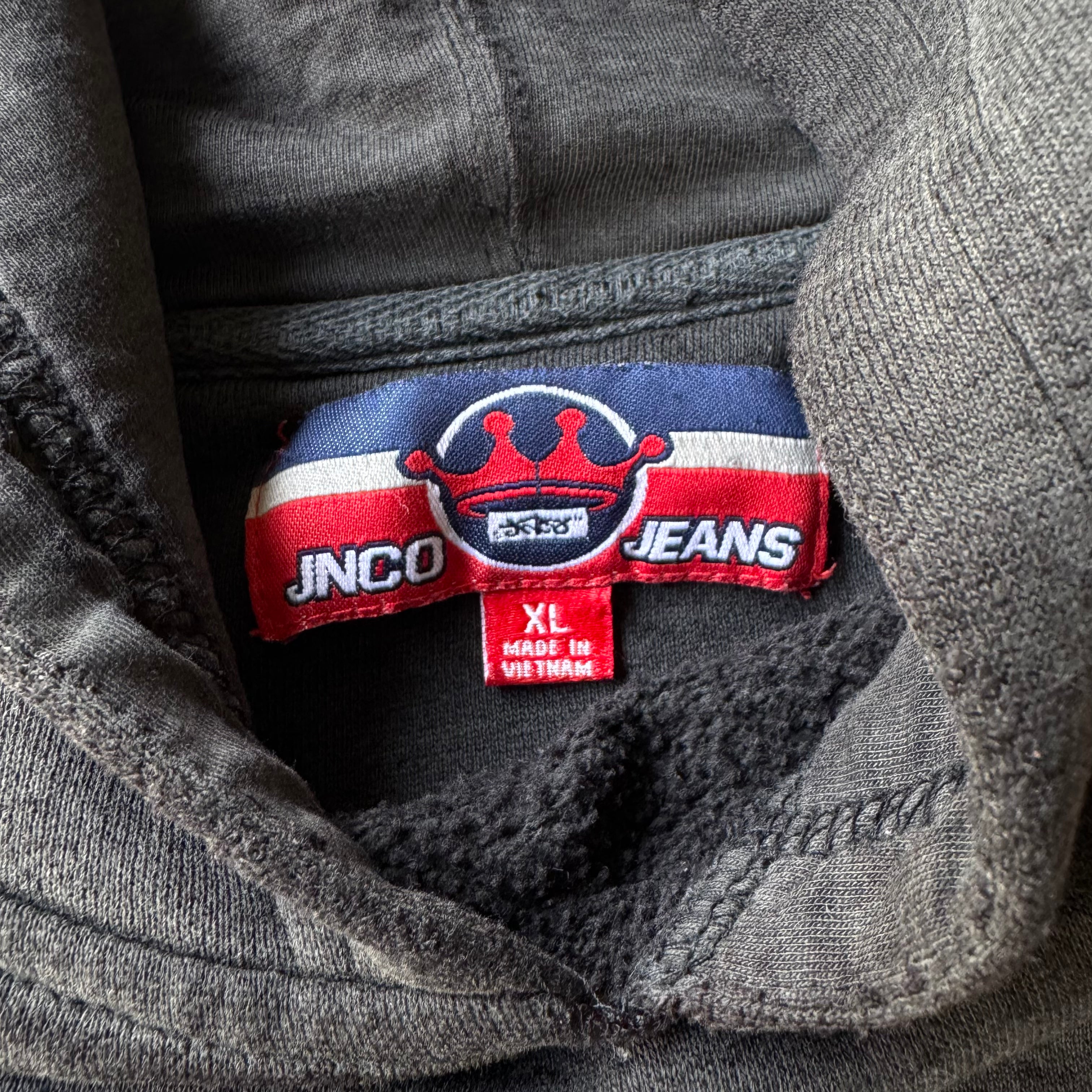 00S BLACK JNCO DICE HOODIE - XL