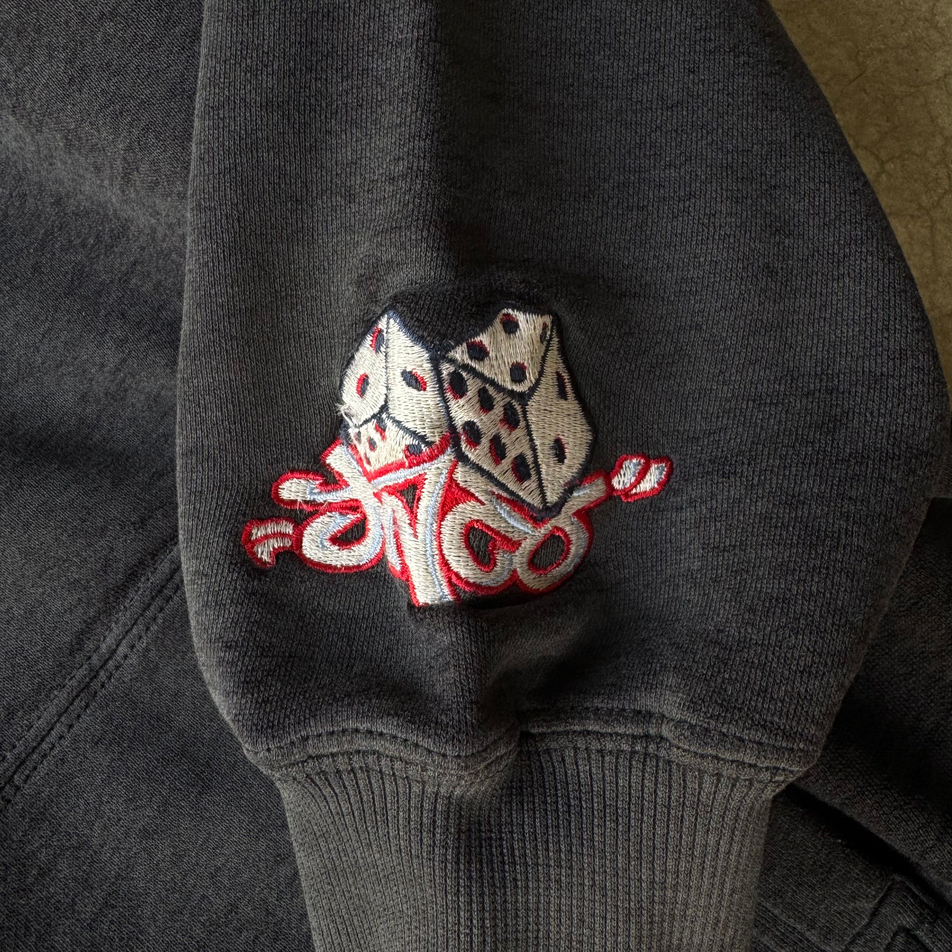 00S BLACK JNCO DICE HOODIE - XL