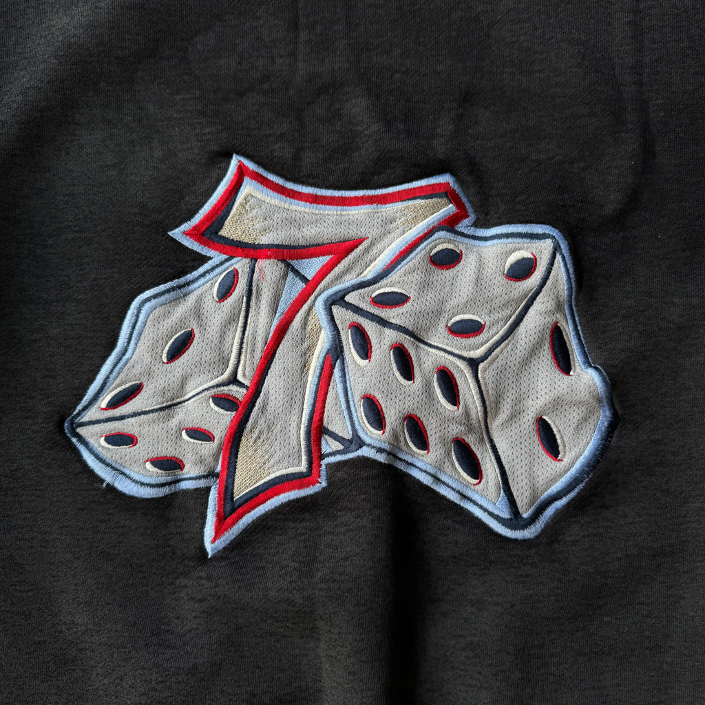 00S BLACK JNCO DICE HOODIE - XL