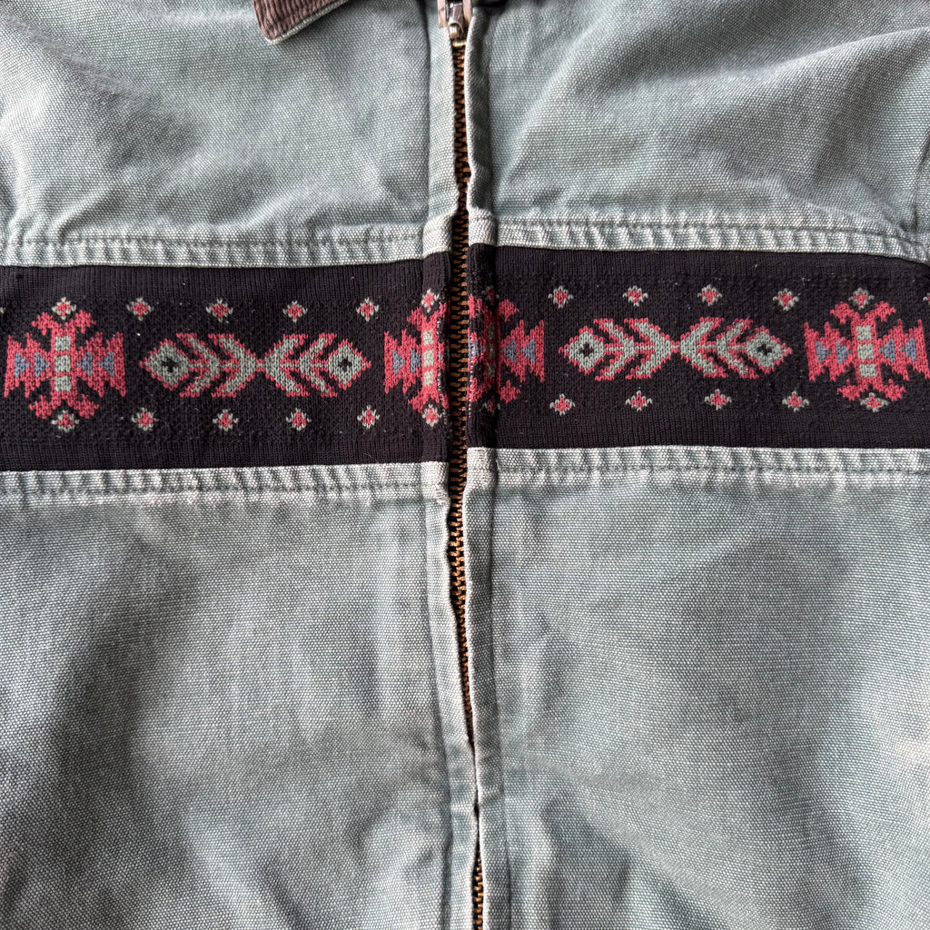 90s AZTEC CARHARTT GREEN - S