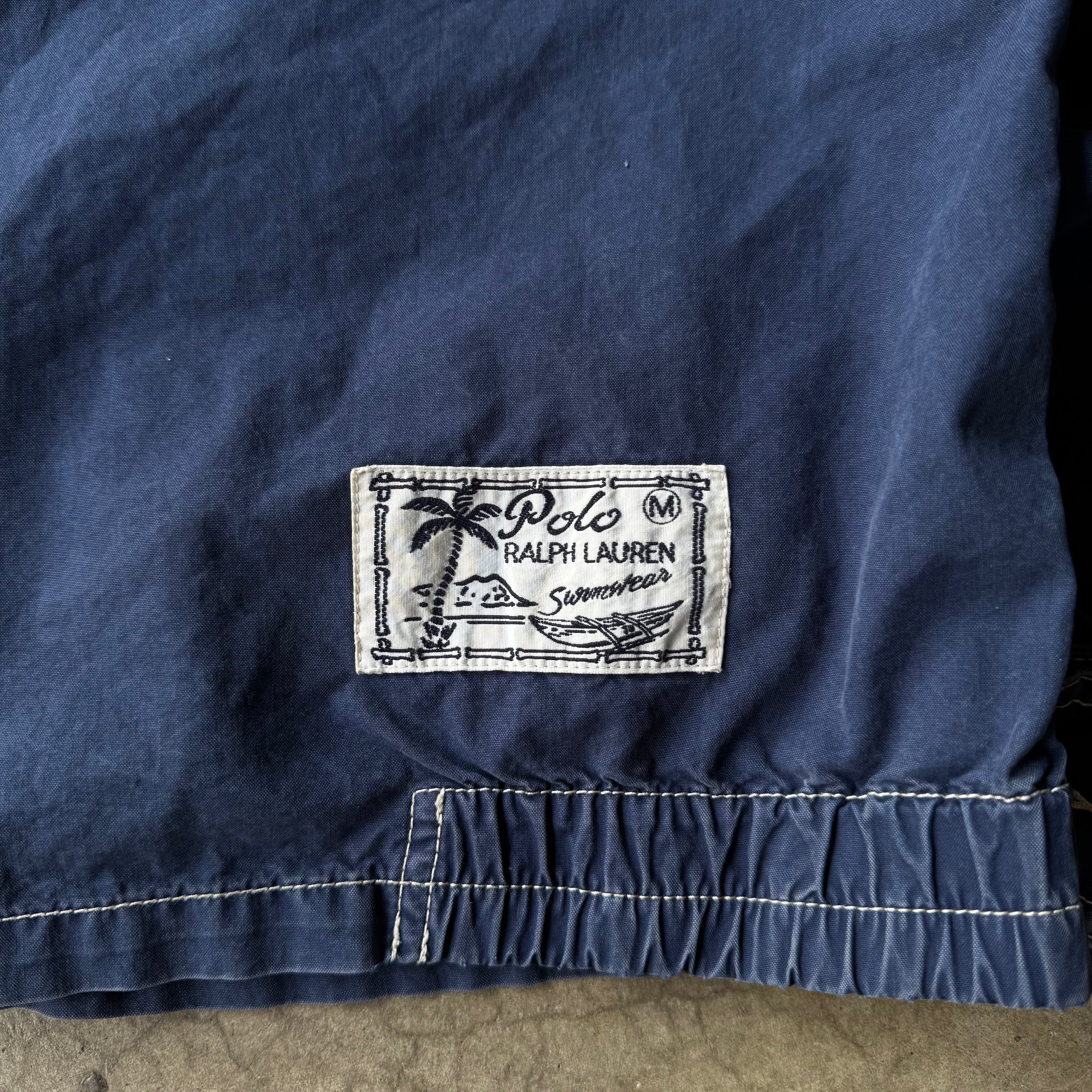 00s POLO RALPH LAUREN NAVY BLUE JACKET - L