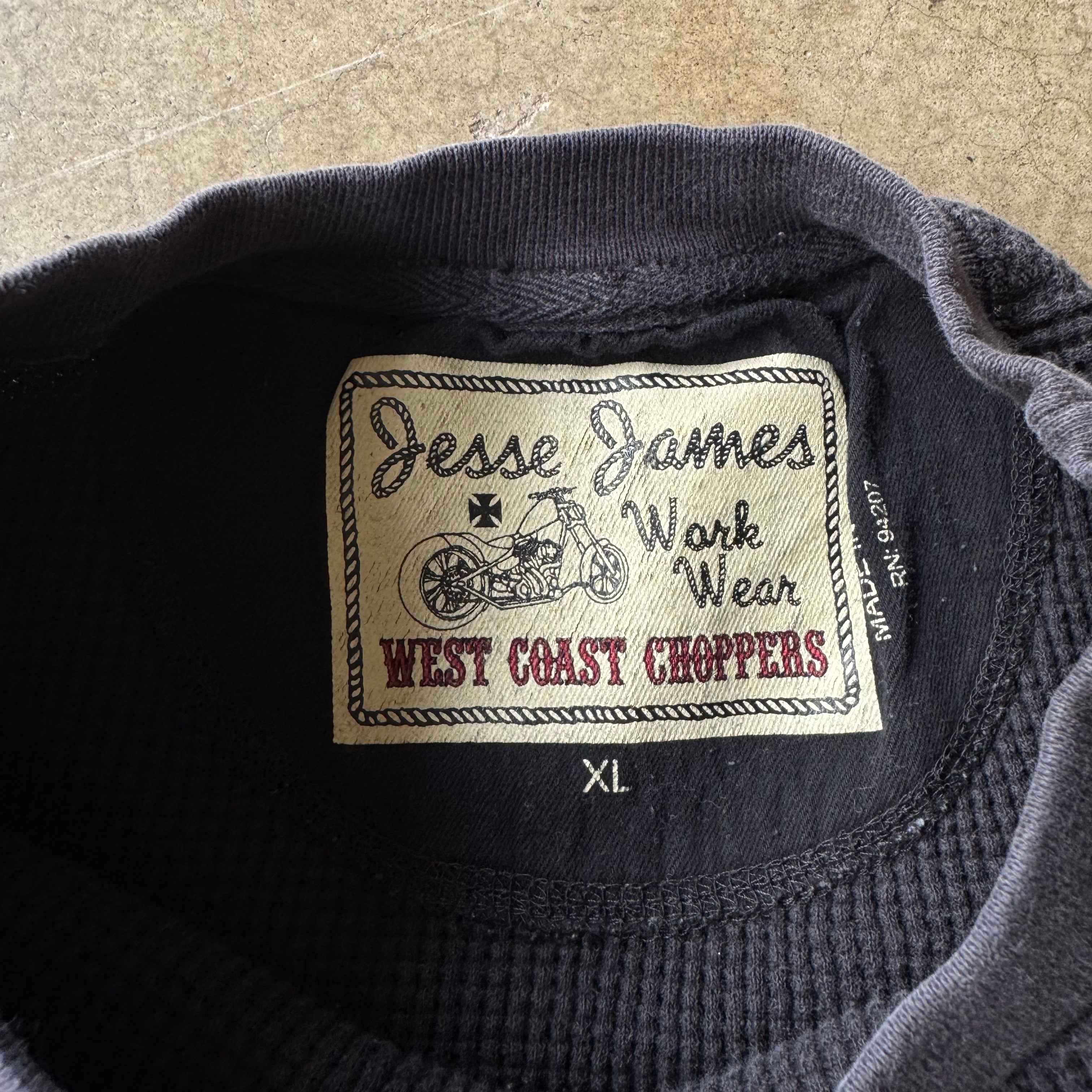 00s WEST COAST CHOPPERS LONG SLEEVE THERMAL - 3XL