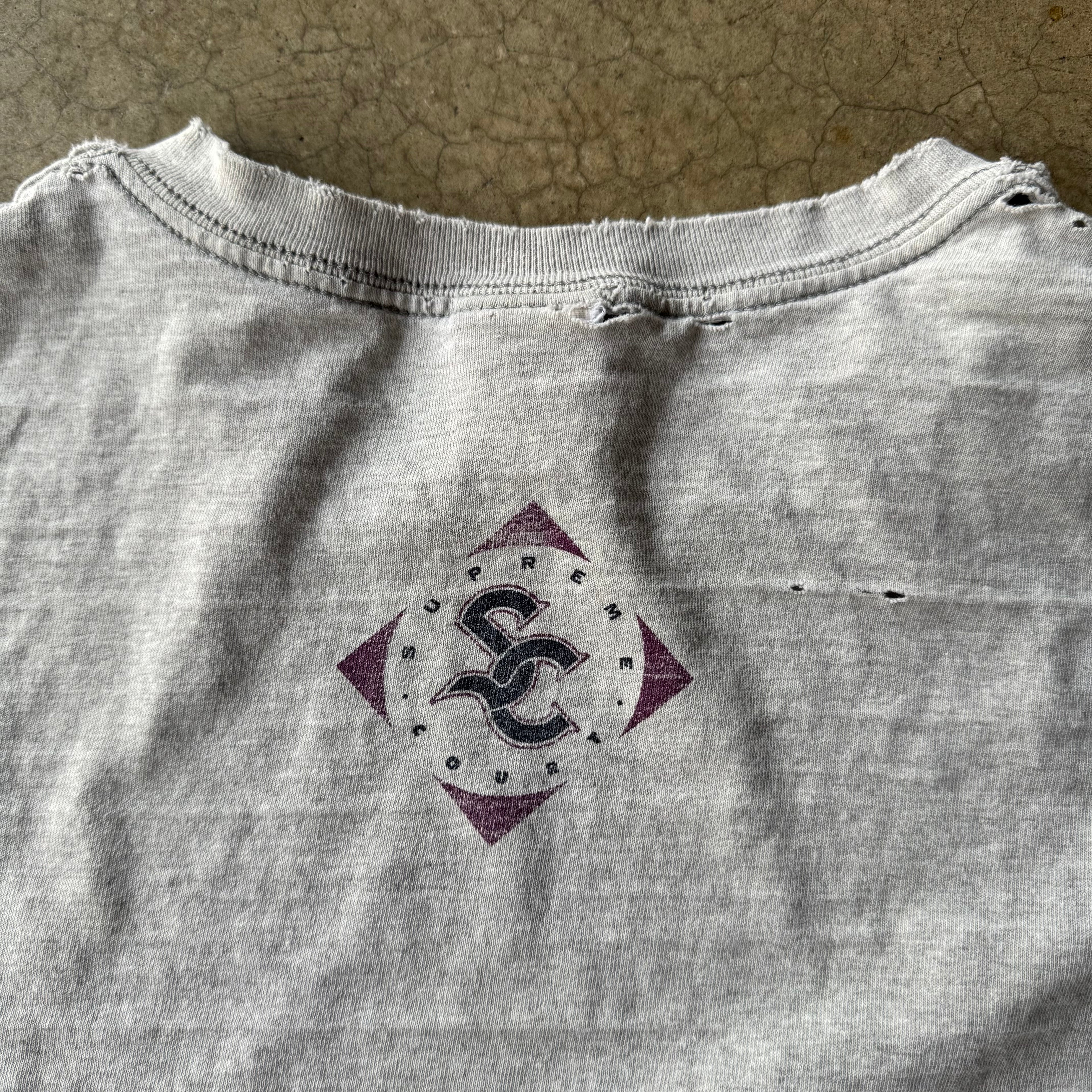 90s NIKE SUPREME COURT TEE - XL