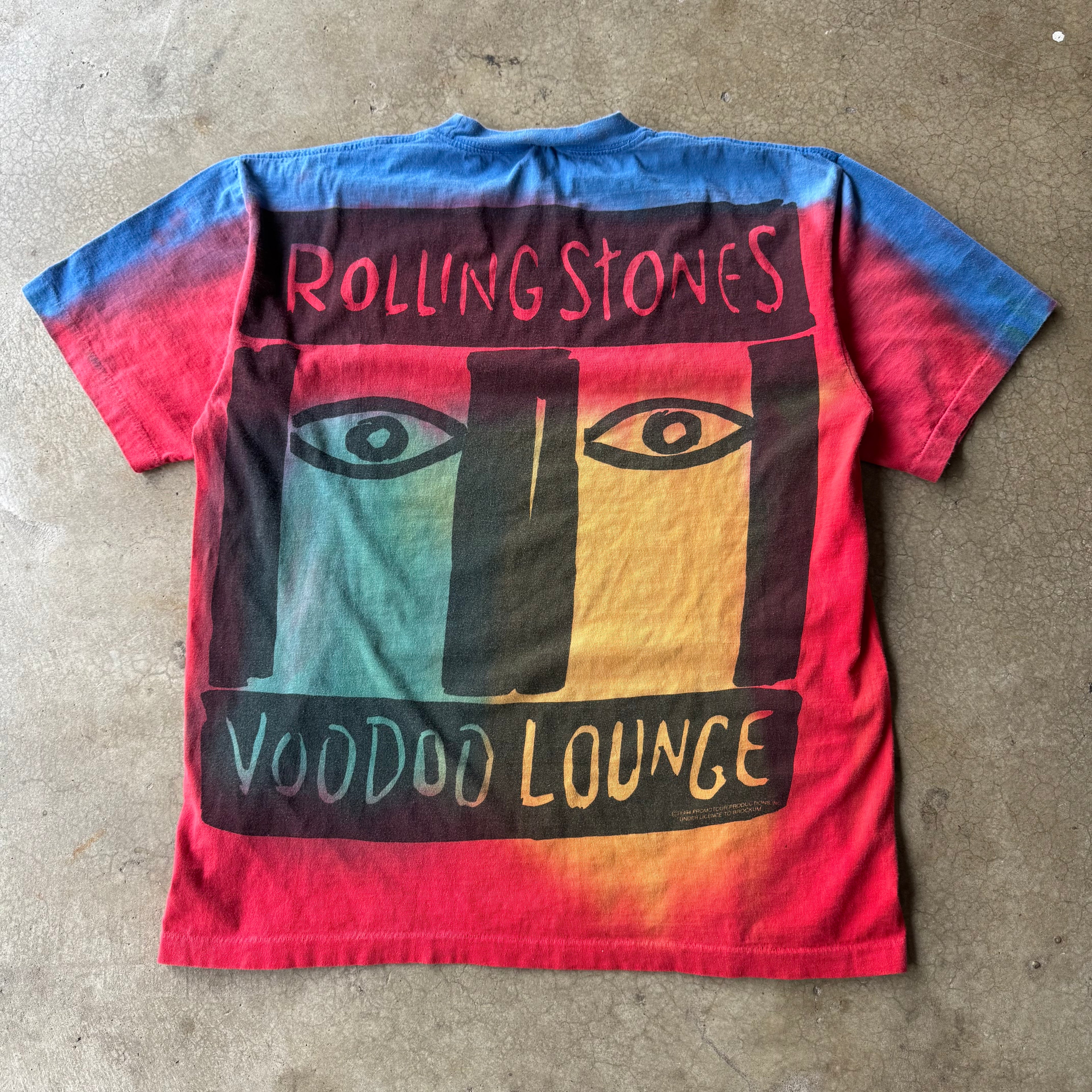 90s ROLLING STONES VOODOO LOUNGE BAND TEE - XL