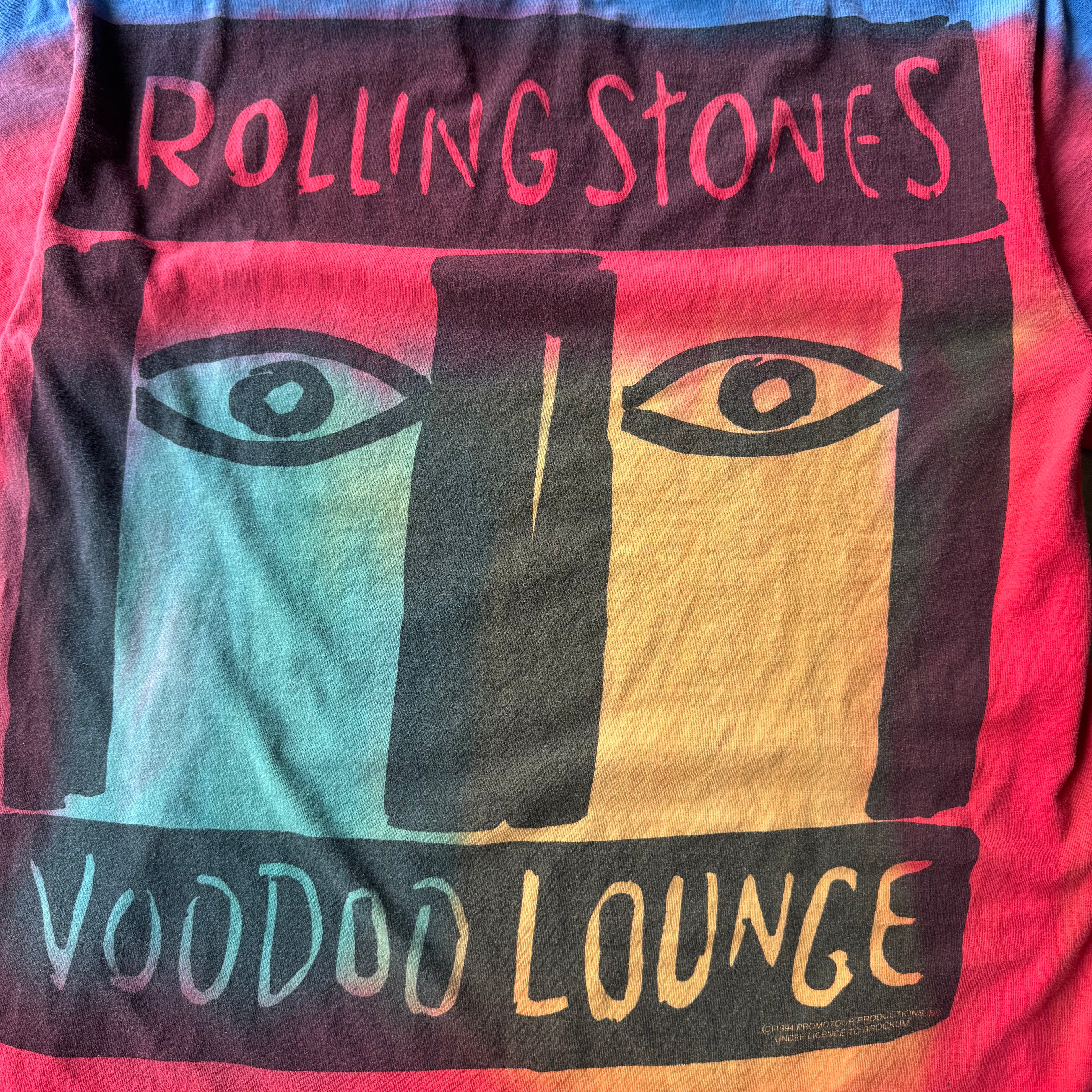 90s ROLLING STONES VOODOO LOUNGE BAND TEE - XL