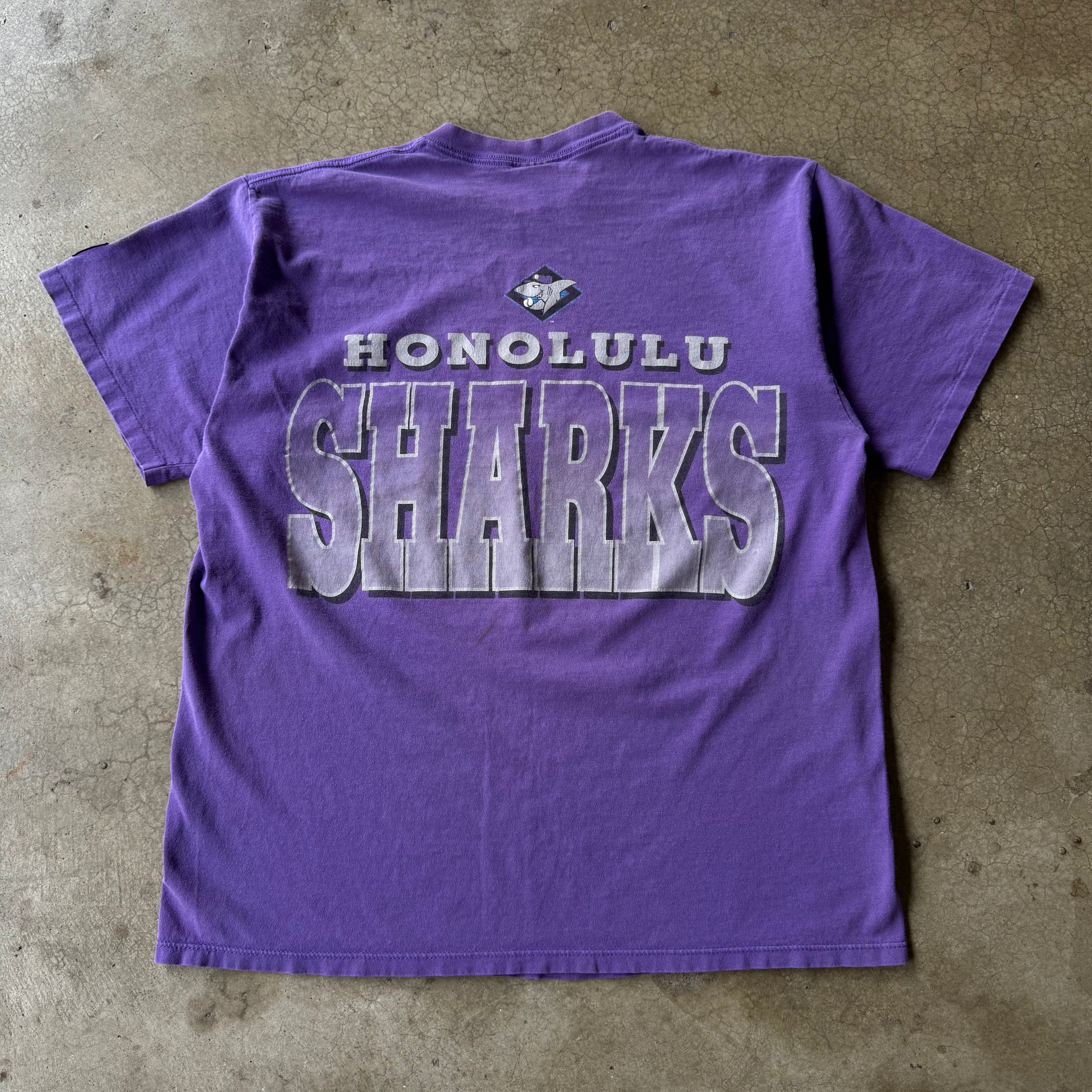 90s STARTER HONOLULU SHARKS TEE - XL