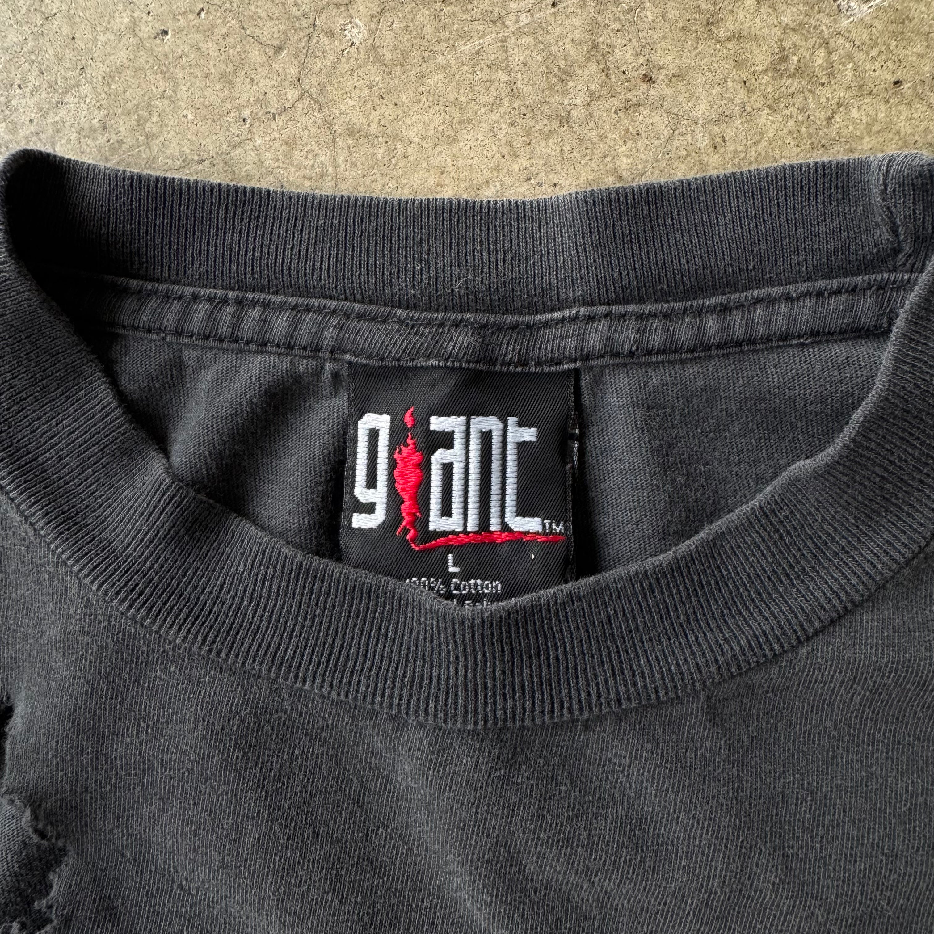 90s RAGE AGAINST THE MACHINE BAND TEE - L