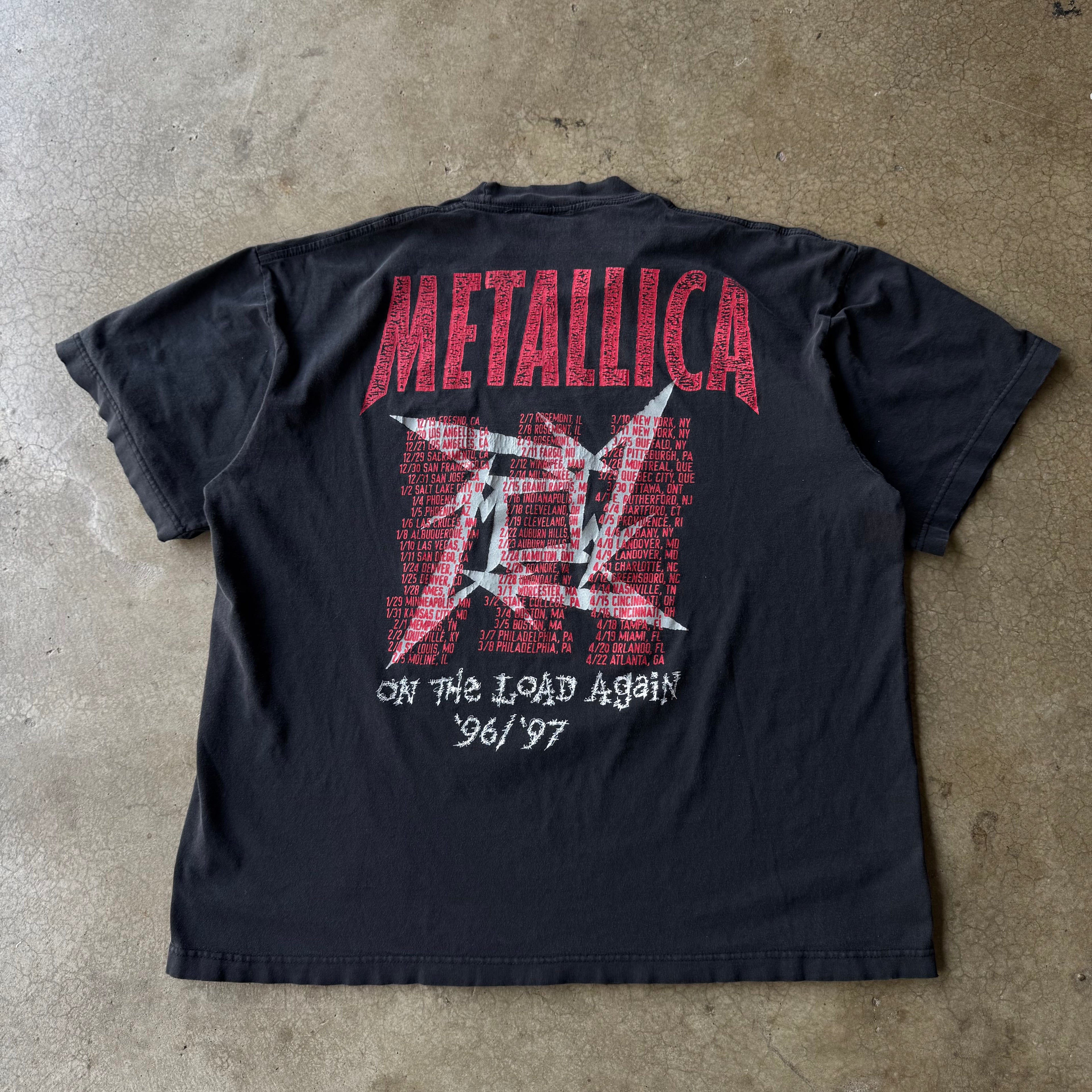 90s METALLICA ON THE LOAD AGAIN TEE - XL
