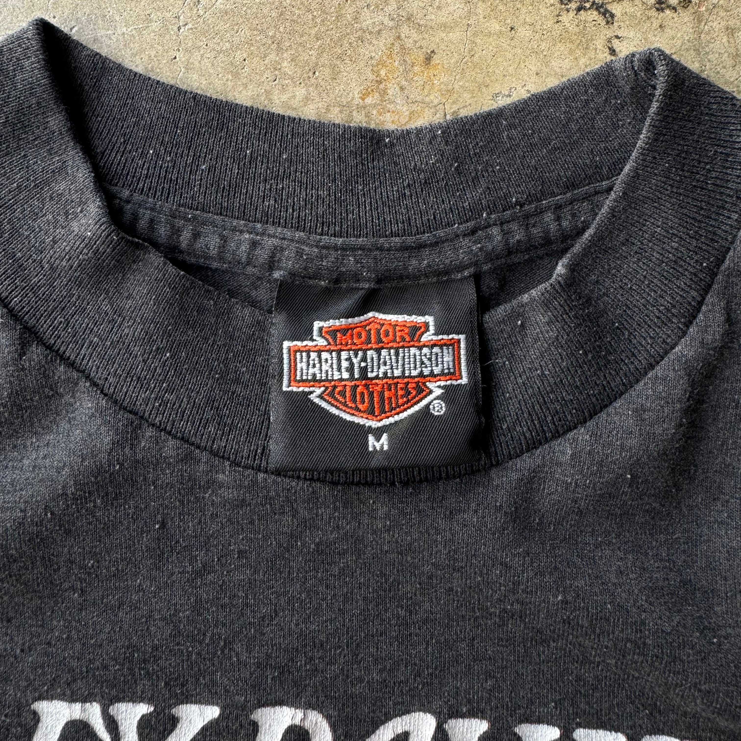 90s HARLEY DAVIDSON BALTIMORE 3D EMBLEM TEE - M