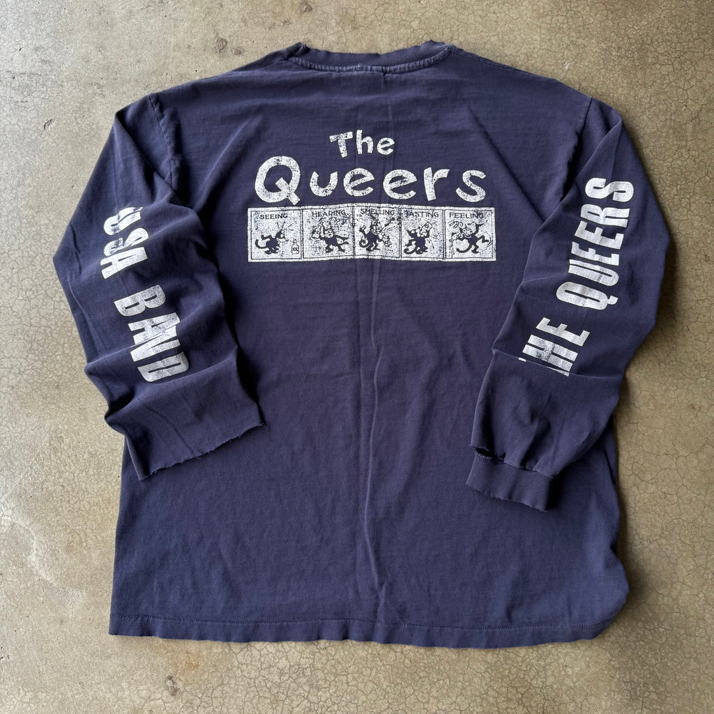 90s THE QUEERS ALL STARS BAND TEE - XL