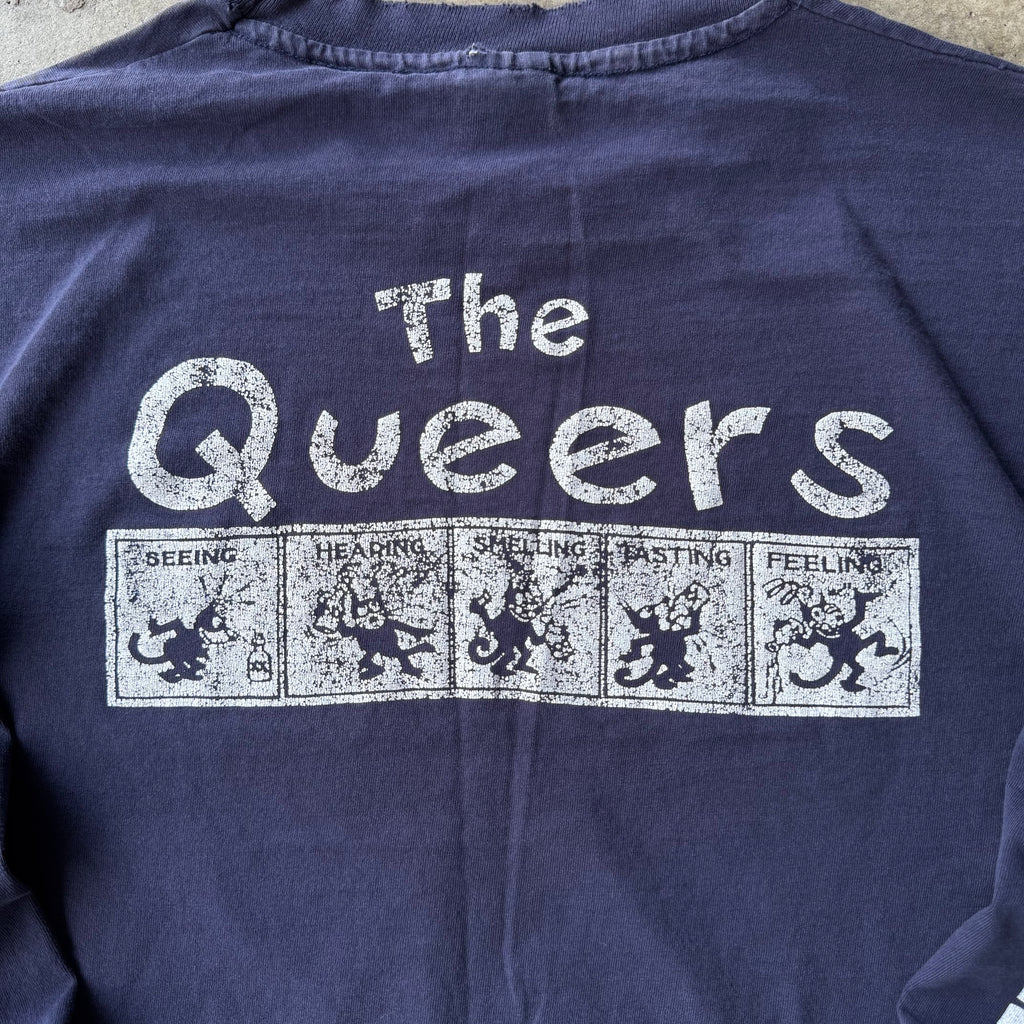 90s THE QUEERS ALL STARS BAND TEE - XL
