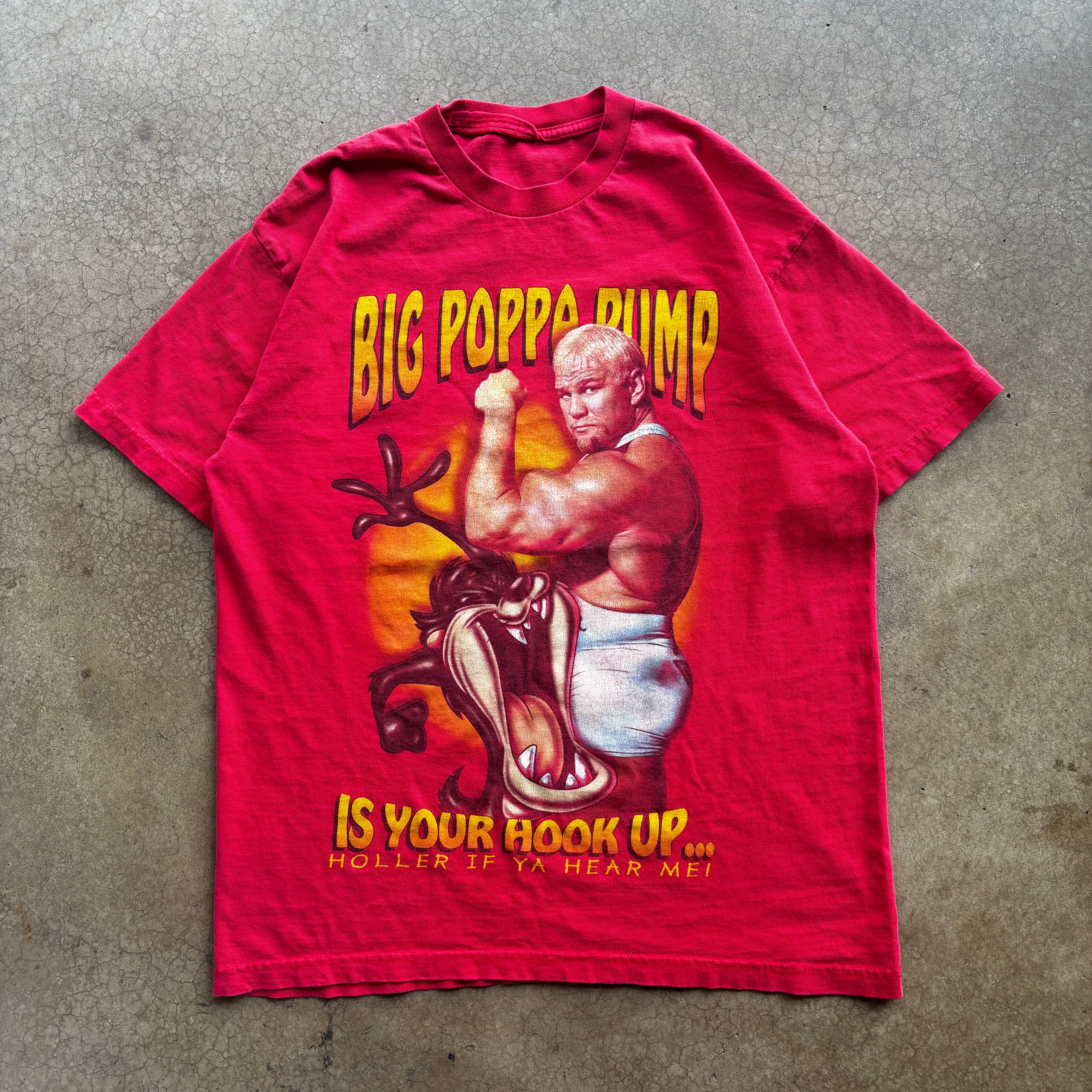 90s BIG POPPA TAZ TEE - L