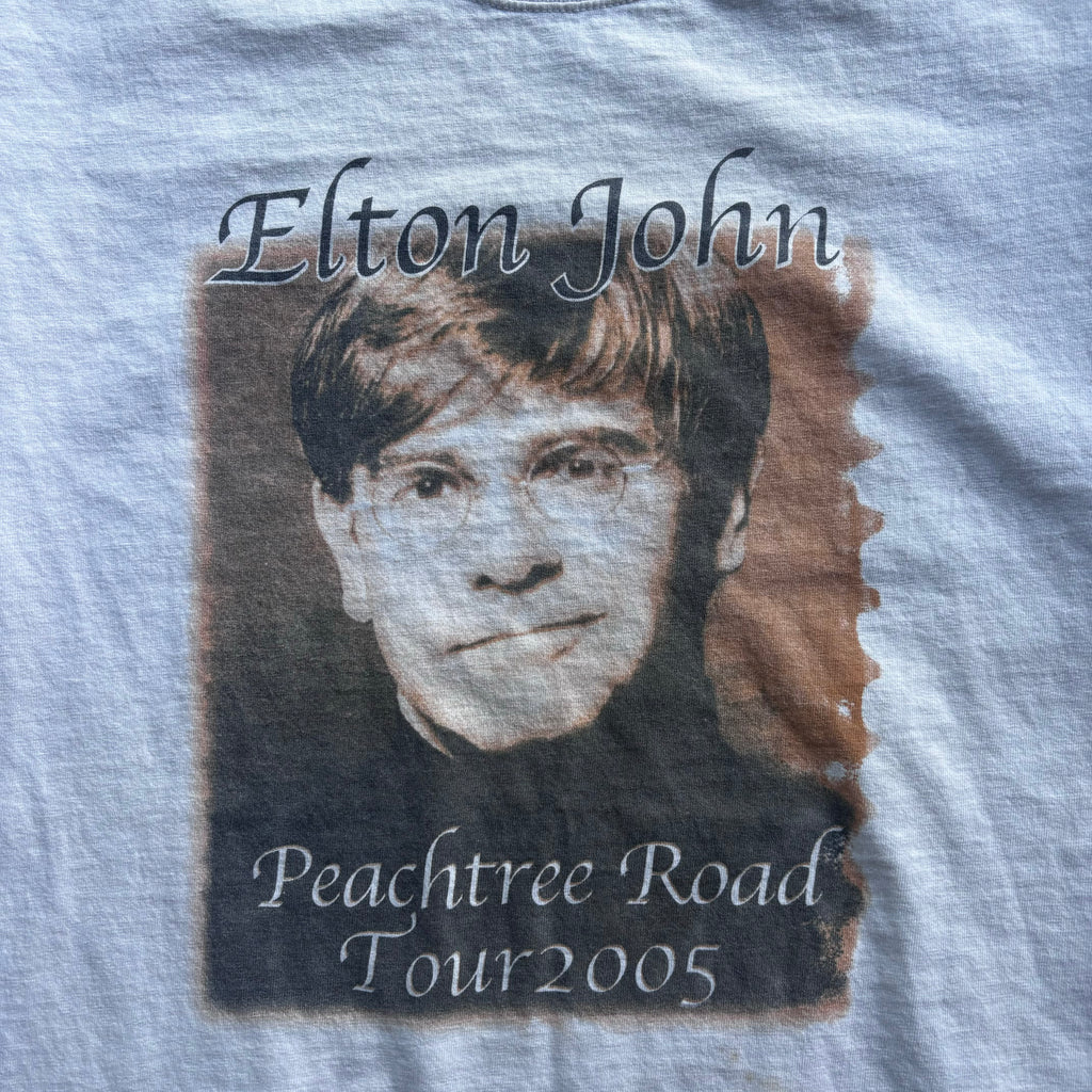 00s ELTON JOHN TOUR TEE - L