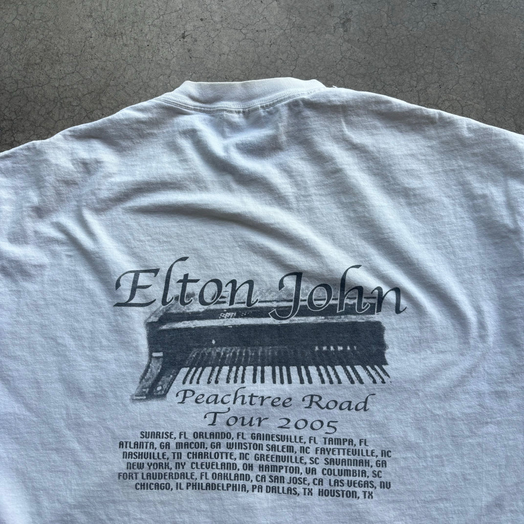 00s ELTON JOHN TOUR TEE - L