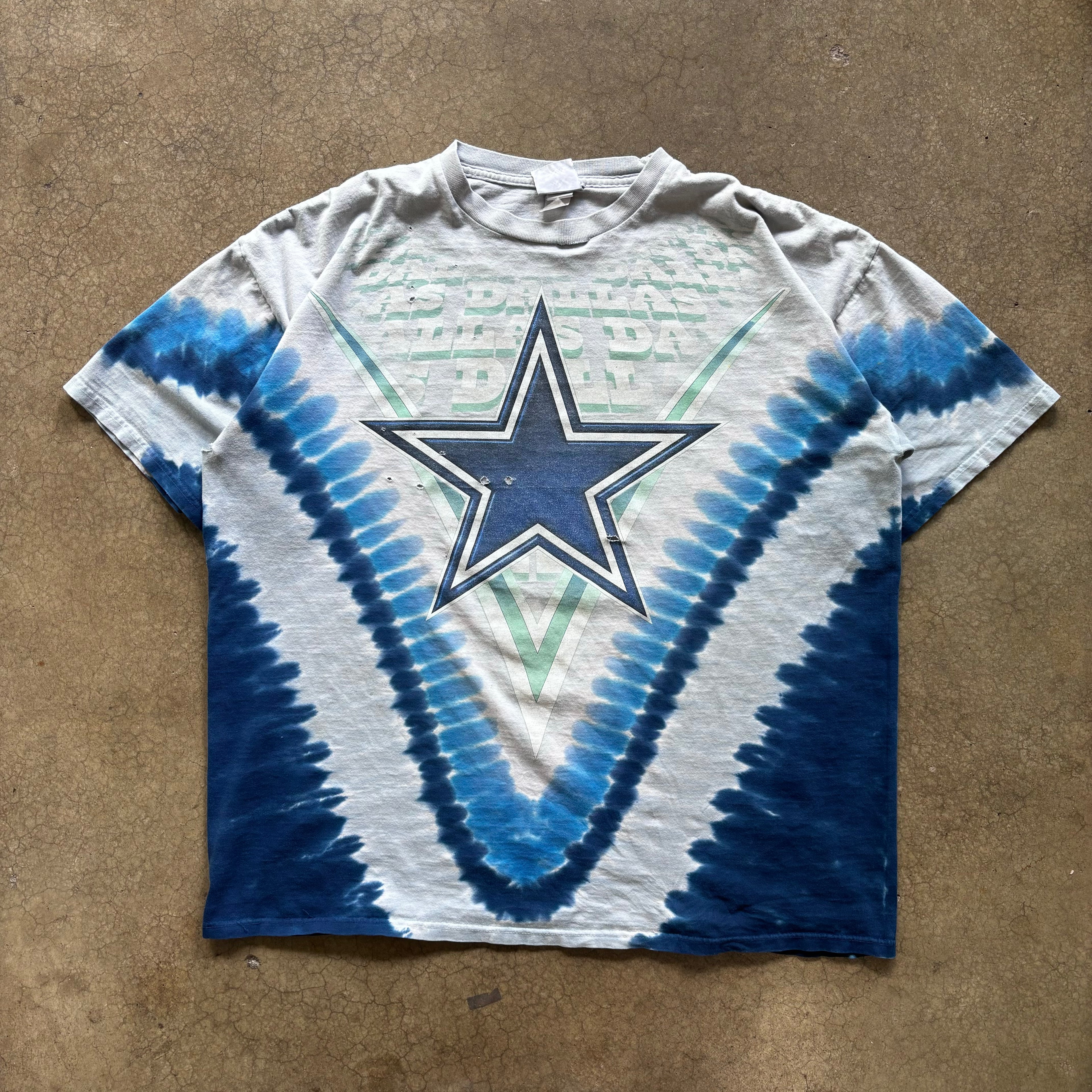 90s LIQUID BLUE COWBOYS TEE - XXL