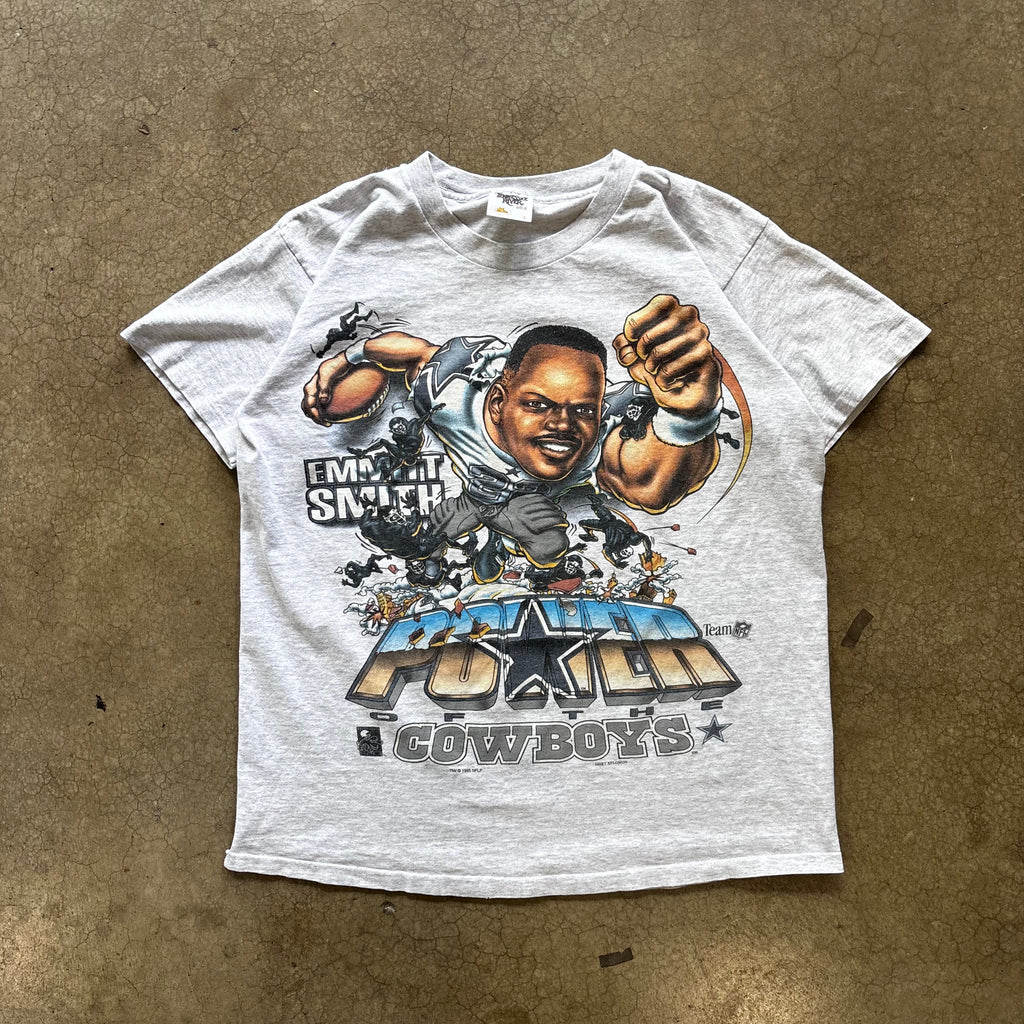 90s EMMIT SMITH COWBOYS TEE - L