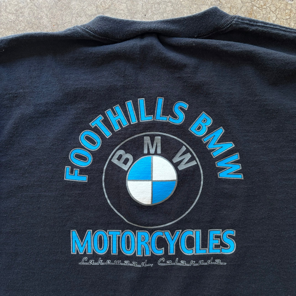 90s BMW MOTORCYCLES LONGSLEEVE TEE - XL