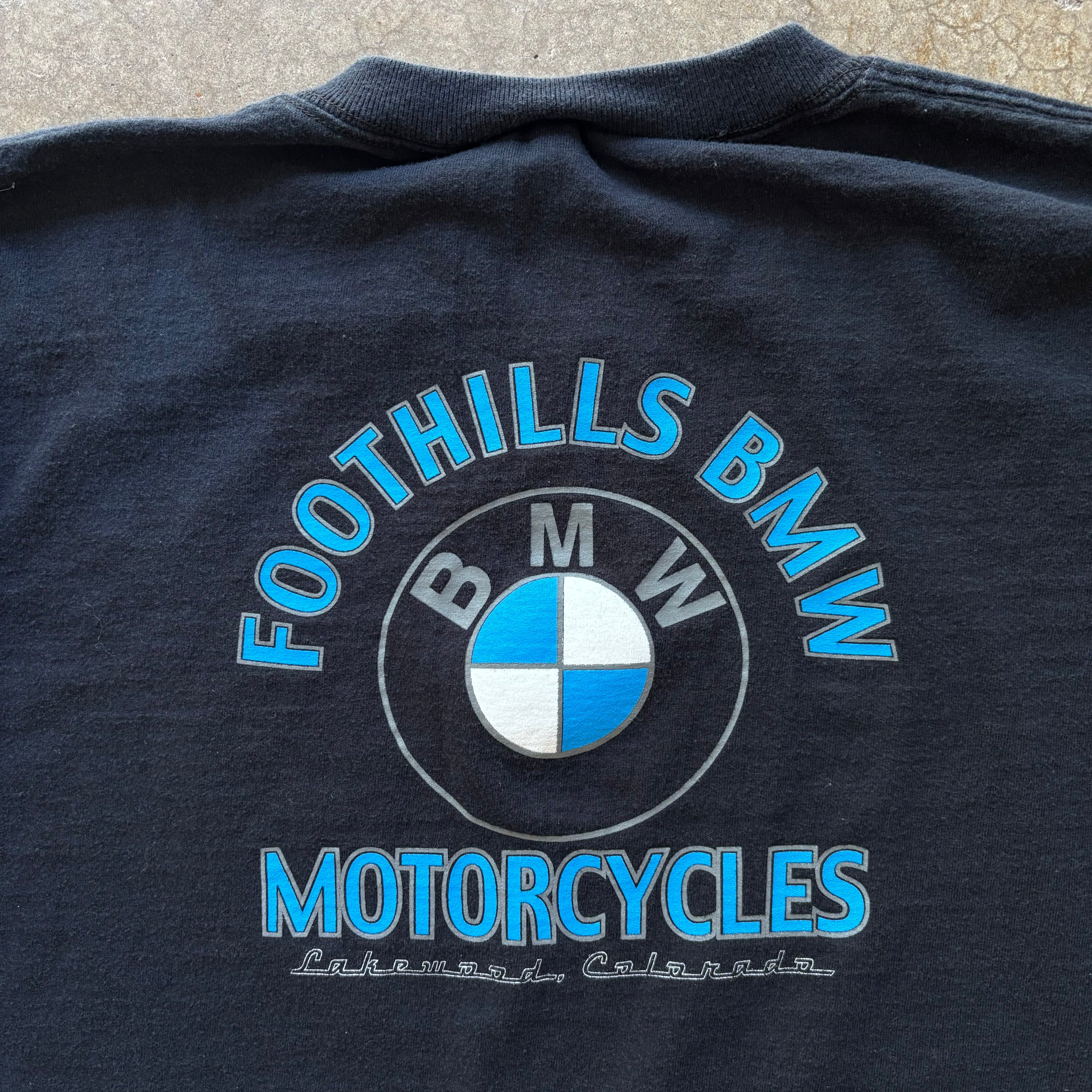 90s BMW MOTORCYCLES LONGSLEEVE TEE - XL