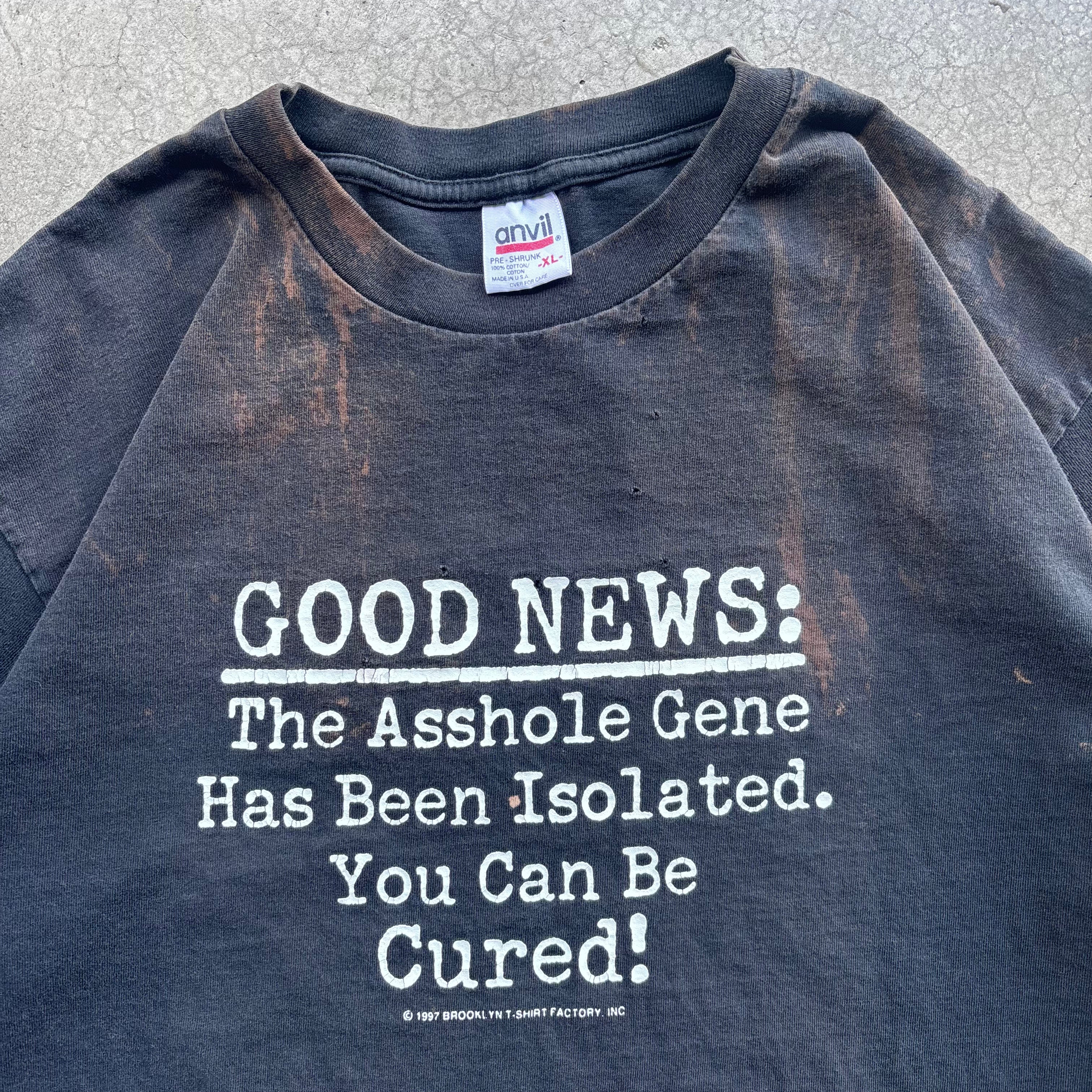 90s ASSHOLE GENE TEE - XL