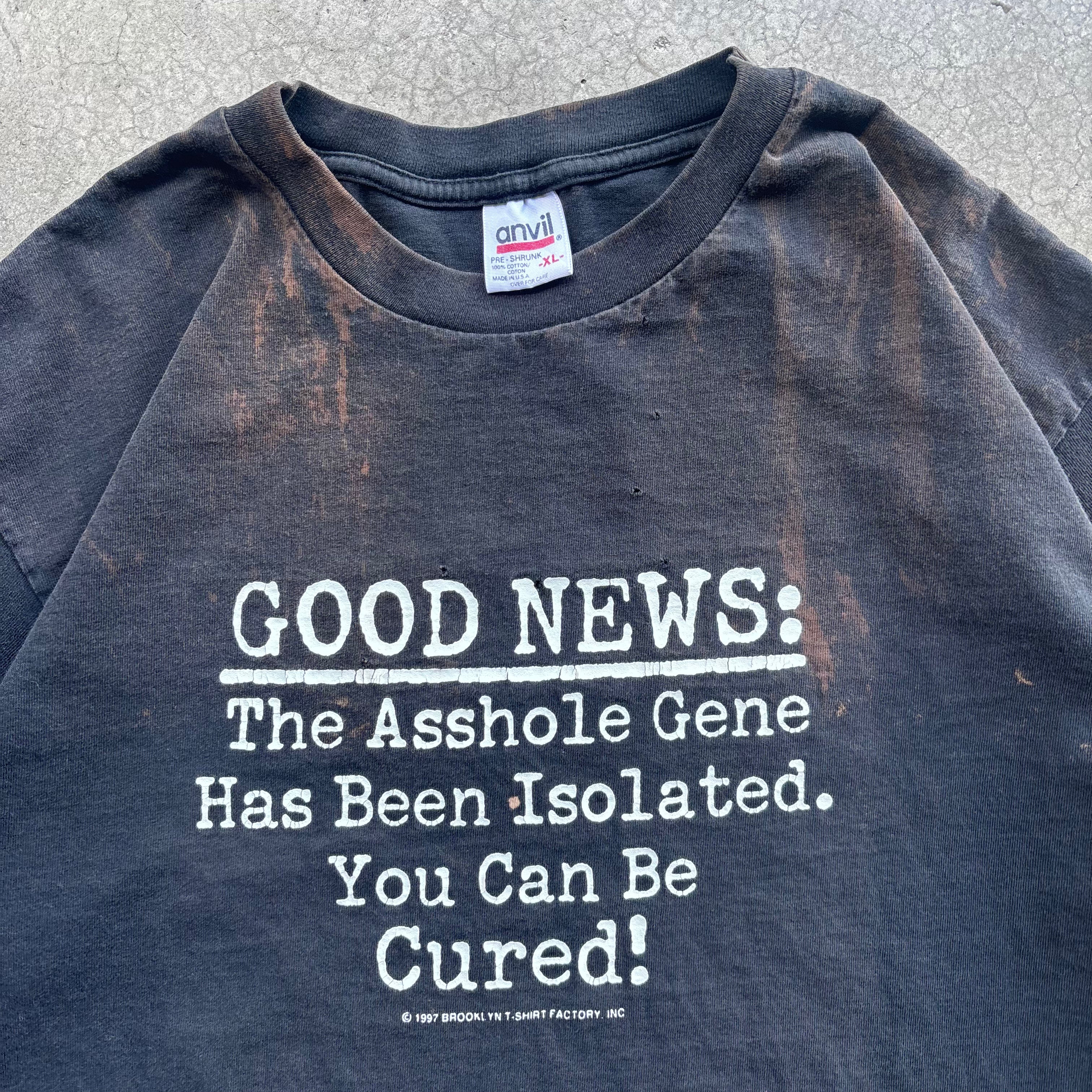 90s ASSHOLE GENE TEE - XL