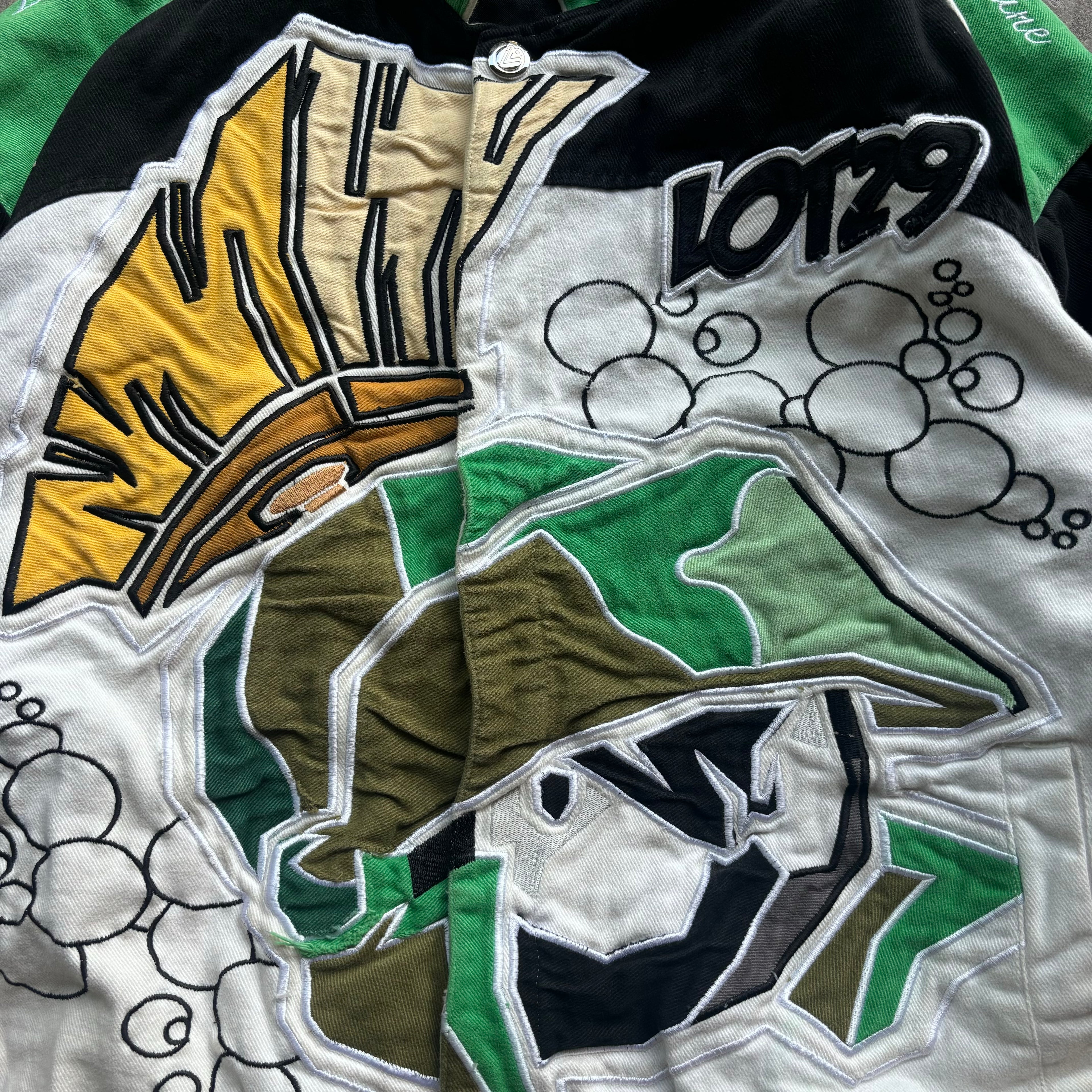 00s MARVIN THE MARTIAN RACING JACKET - L