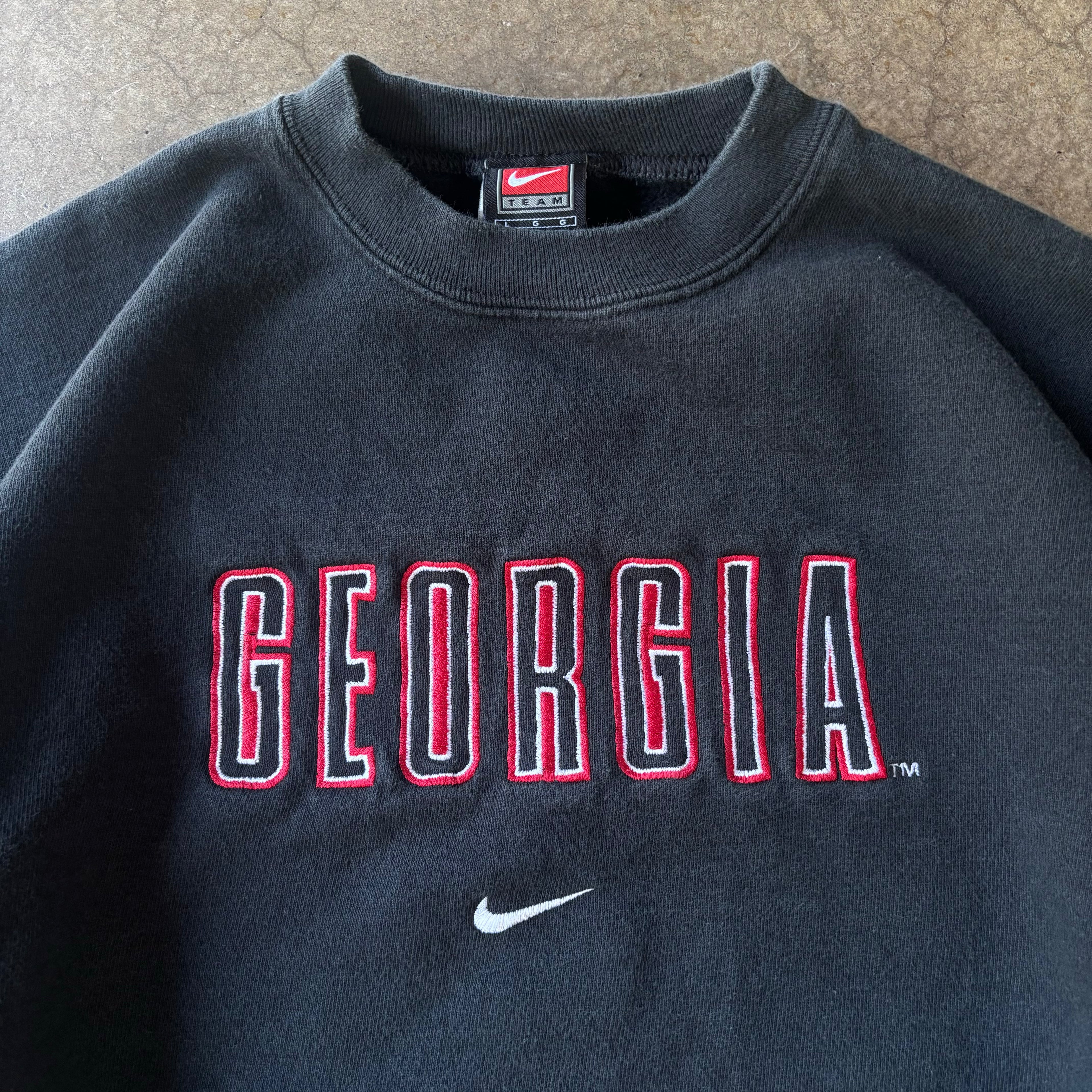 90s GEORGIA NIKE CREW - L