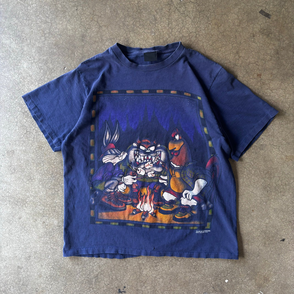 90s LOONEY TUNES CAMPFIRE TEE - XL