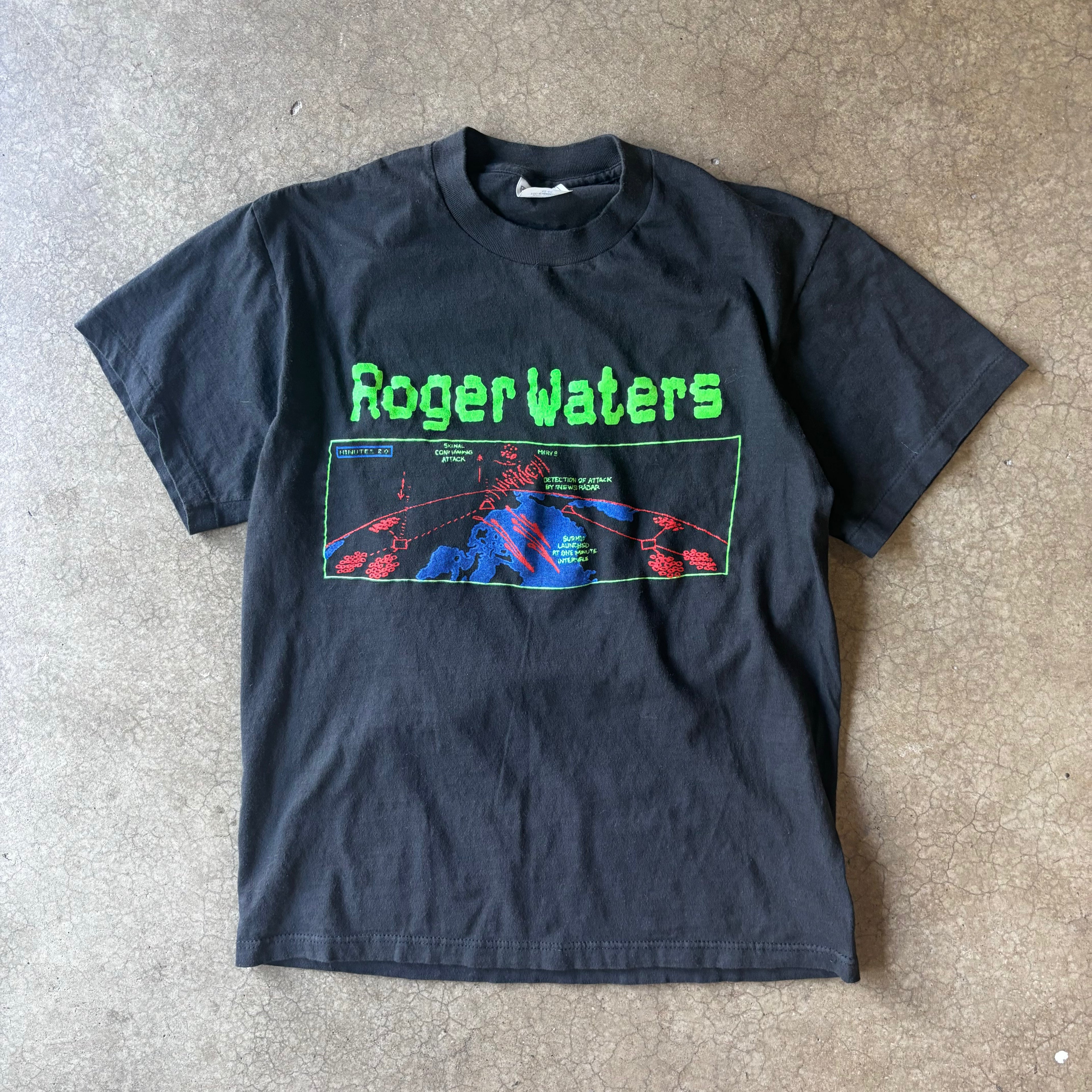 80s ROGER WATERS TOUR TEE - M
