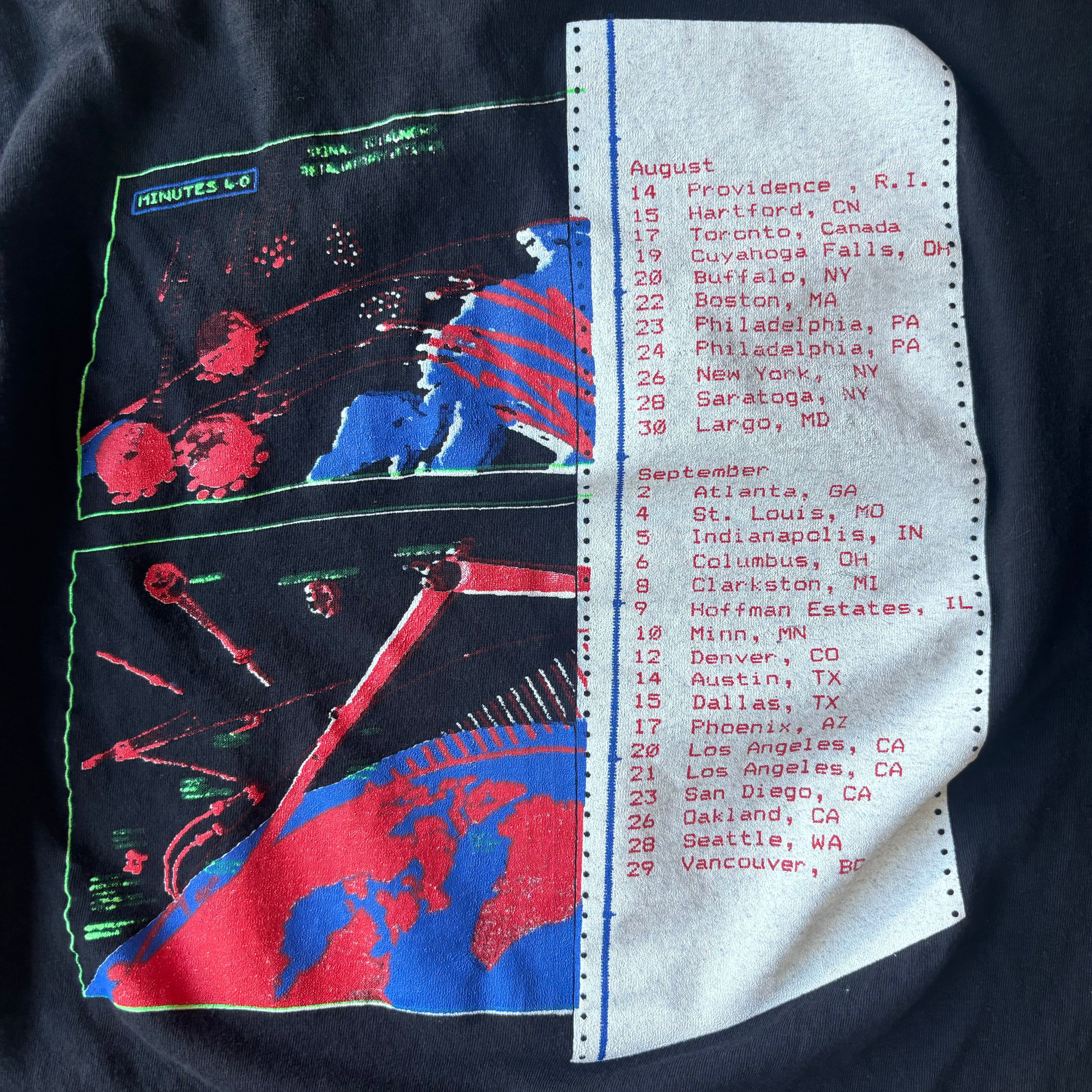 80s ROGER WATERS TOUR TEE - M