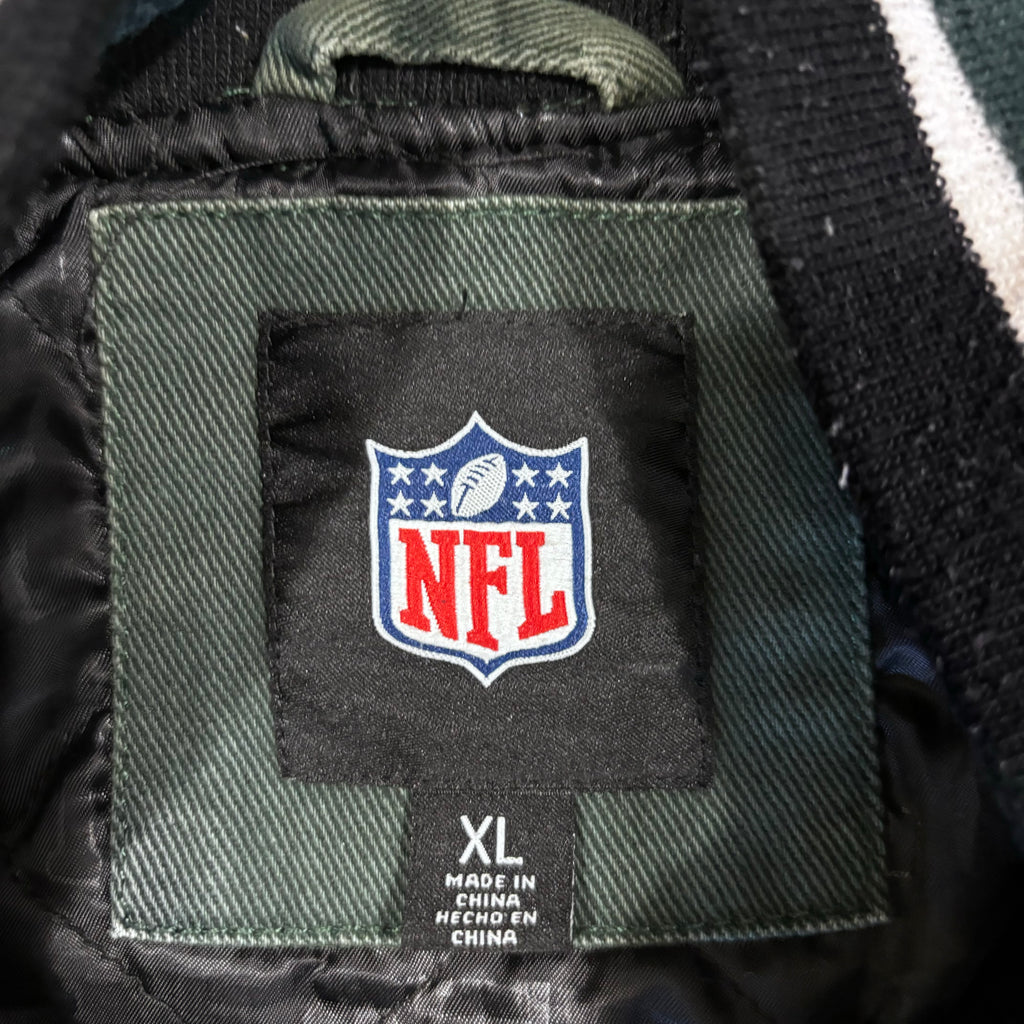 00s JETS SHARK TOOTH JACKET - XL