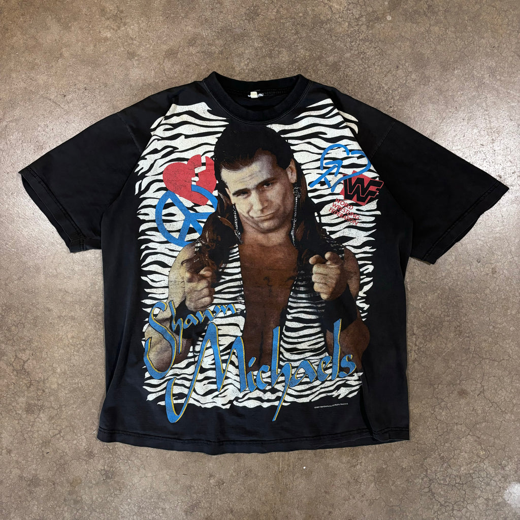 90s SHAWN MICHAELS AOP TEE - XL