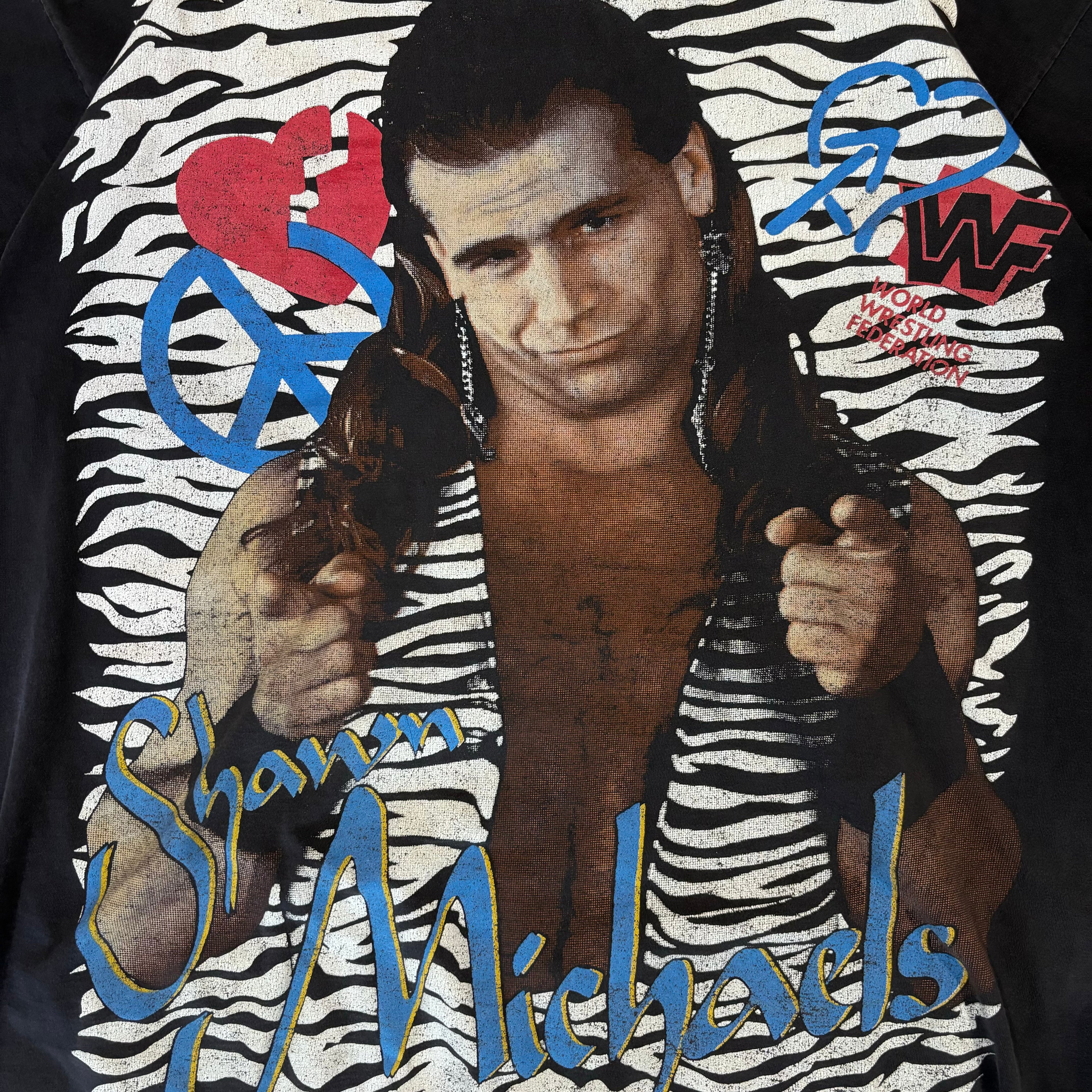 90s SHAWN MICHAELS AOP TEE - XL