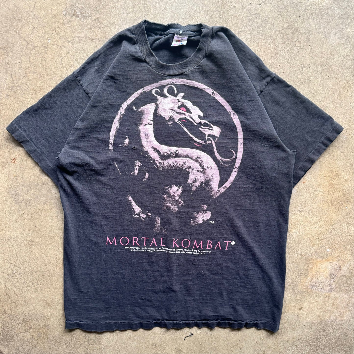 VINTAGE MORTAL KOMBAT TEE - XL