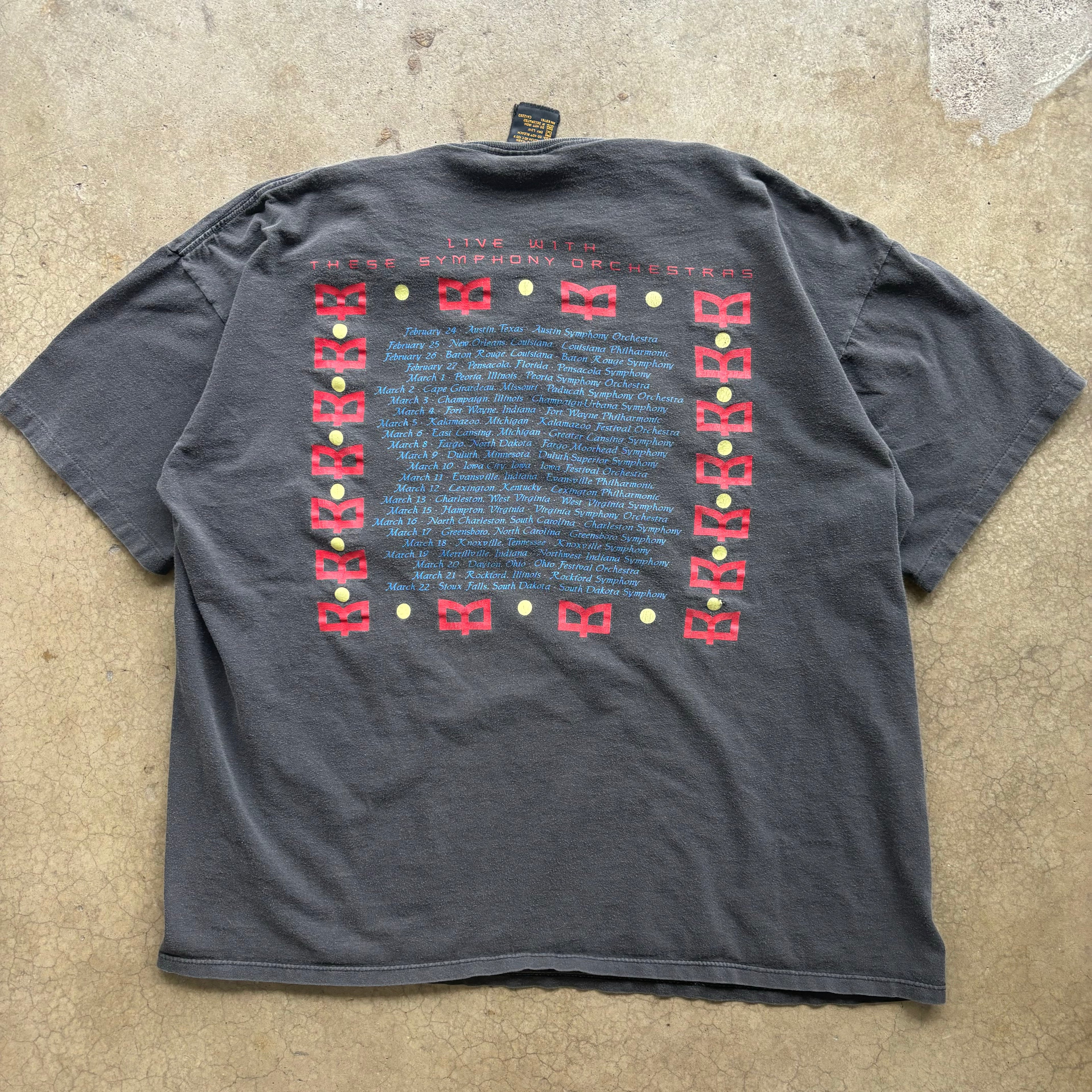 90s MOODY BLUES TEE - XXL