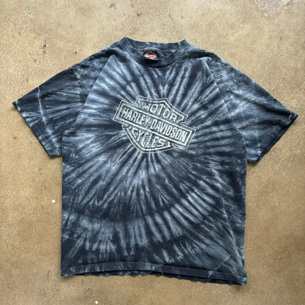 90s TIE DYE HARLEY DAVIDSON TEE - XL