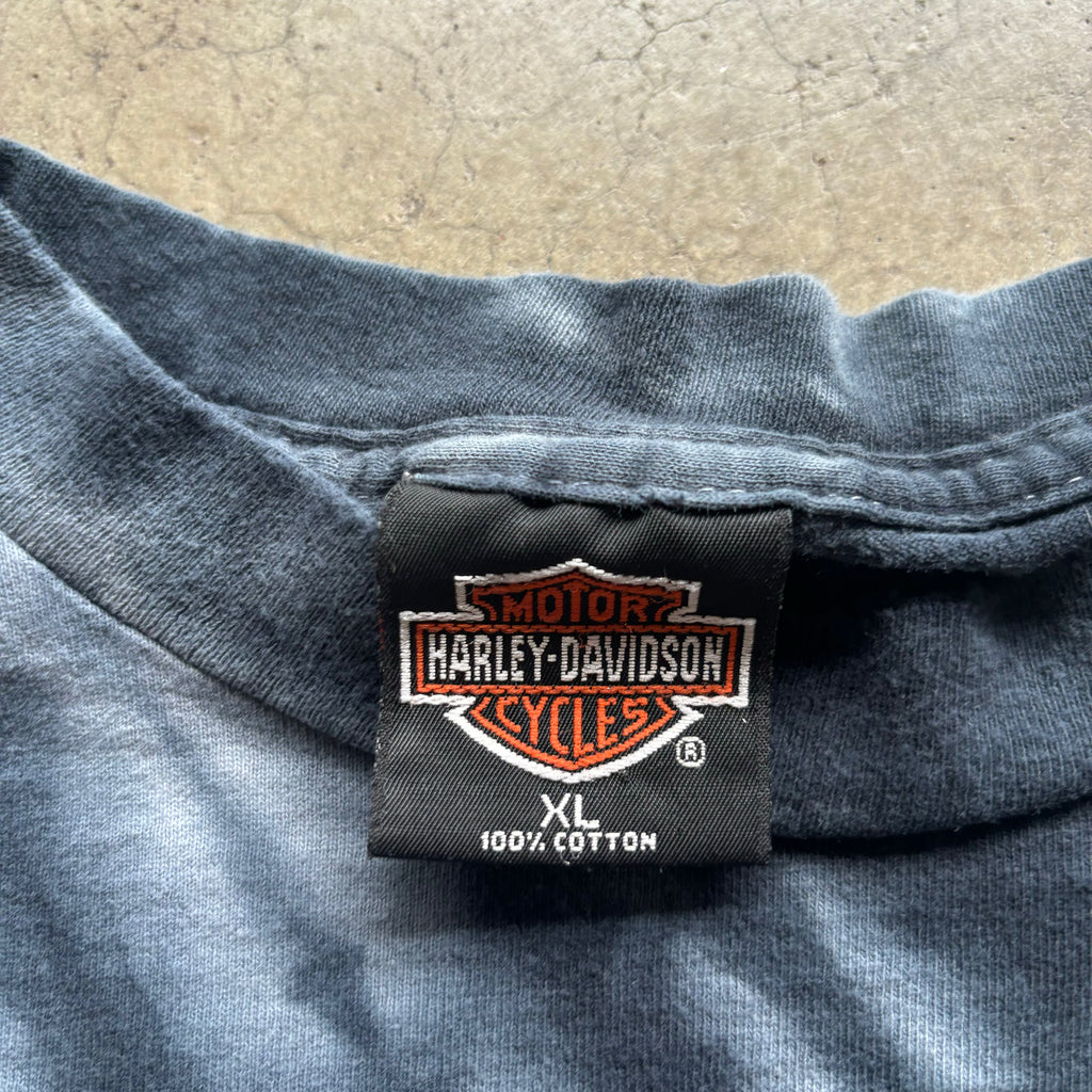 90s TIE DYE HARLEY DAVIDSON TEE - XL