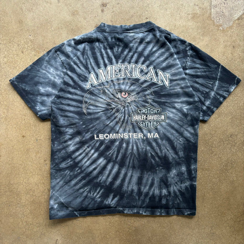 90s TIE DYE HARLEY DAVIDSON TEE - XL