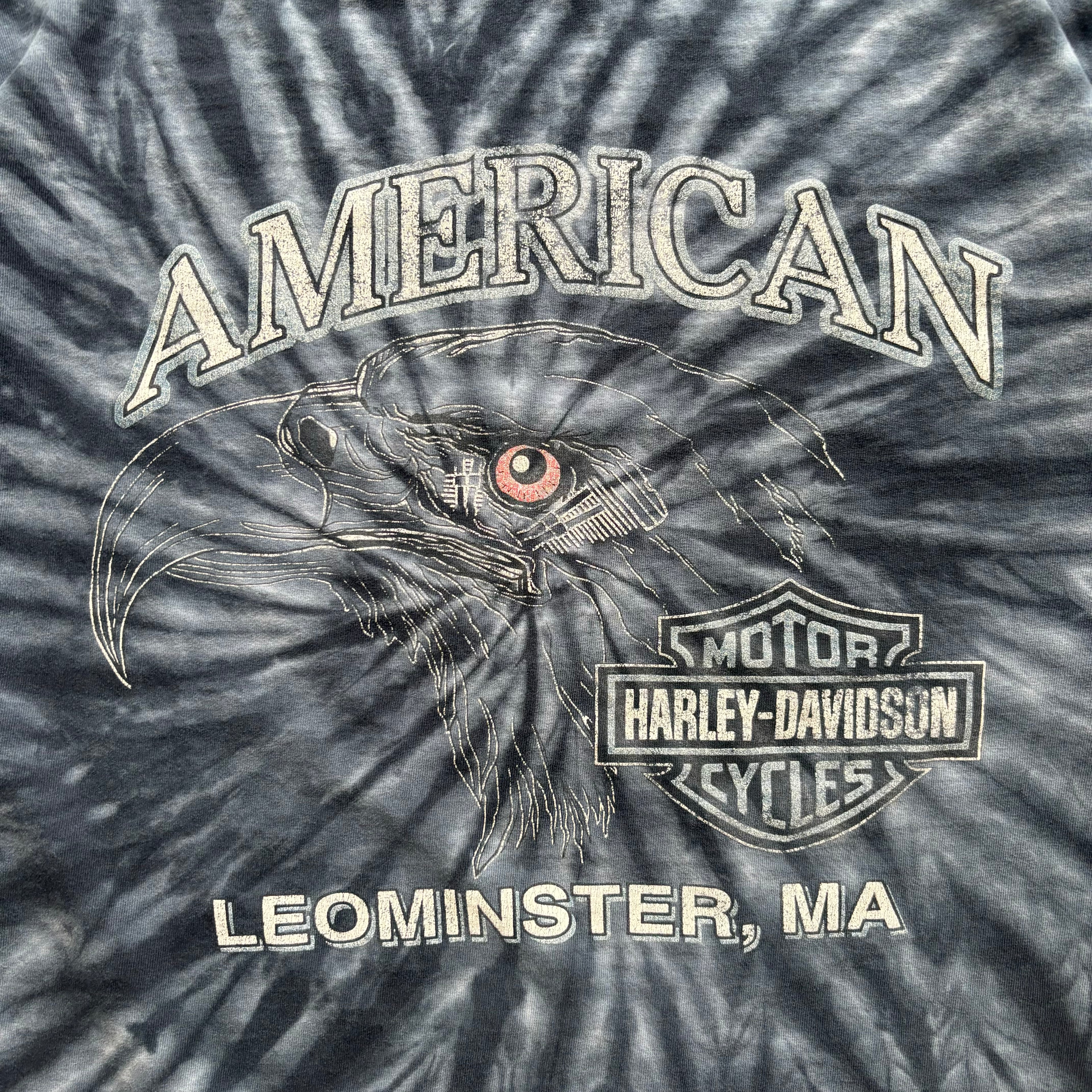 90s TIE DYE HARLEY DAVIDSON TEE - XL