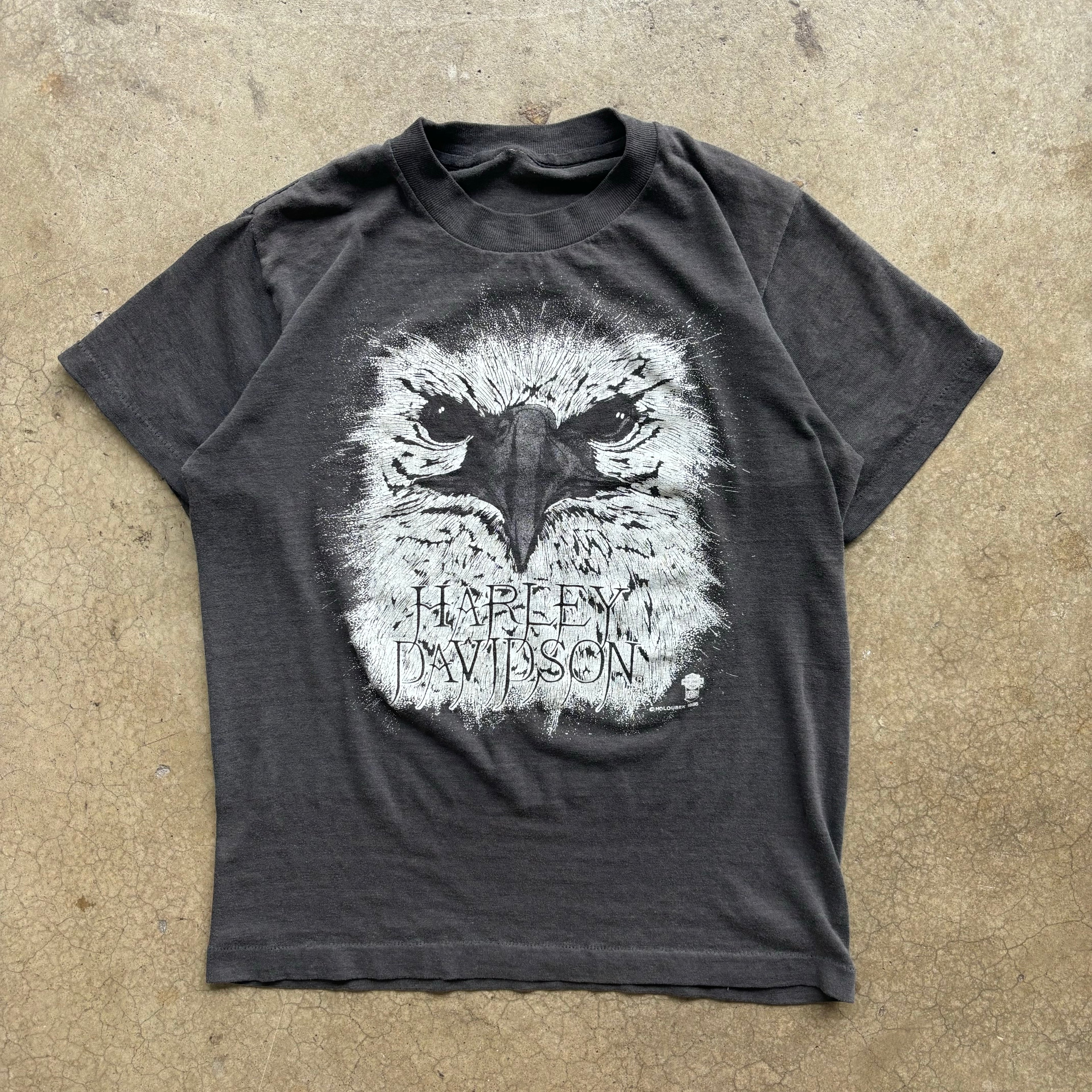 80s HARLEY DAVIDSON WEST VIRGINIA TEE - M