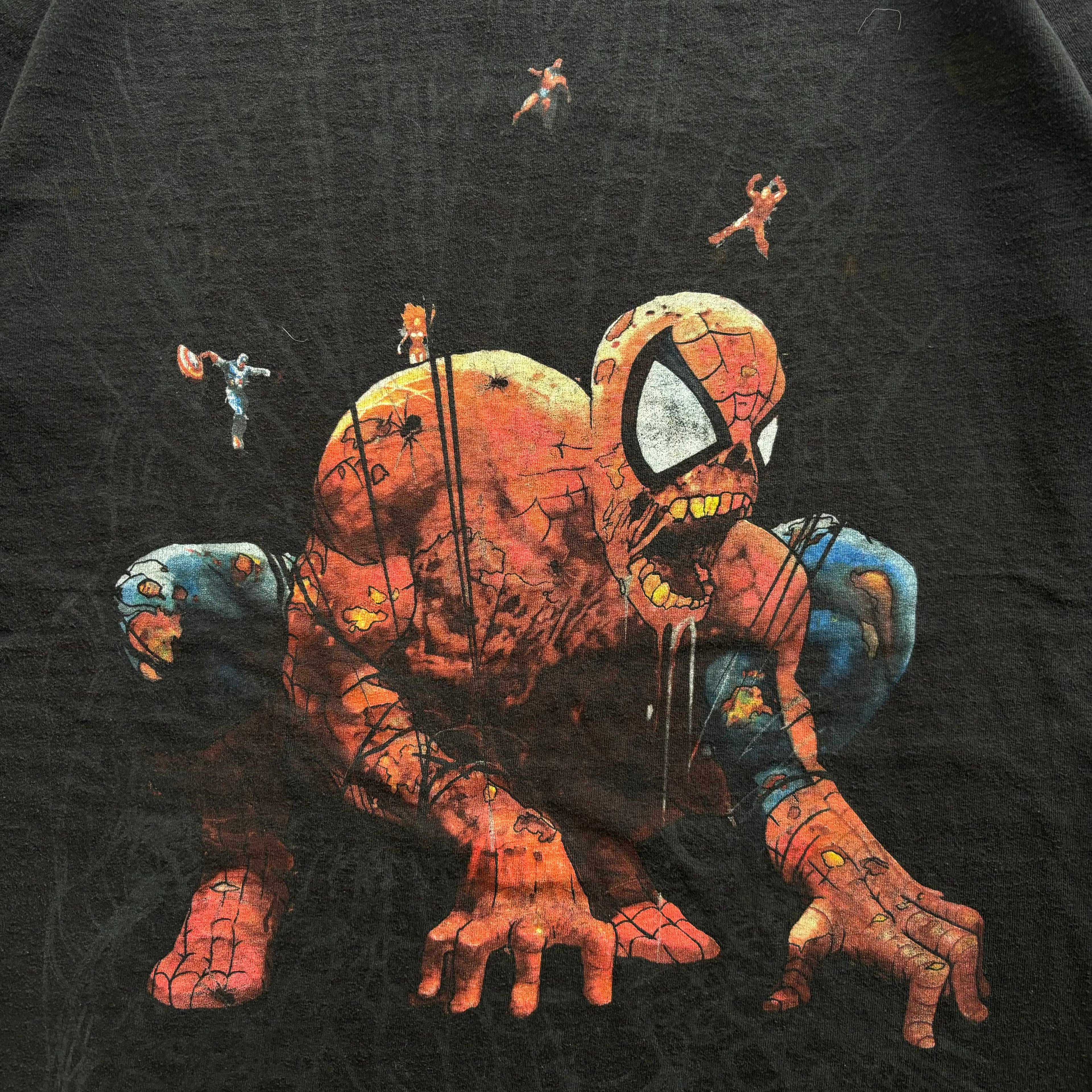 00s SPIDERMAN ZOMBIES TEE - L