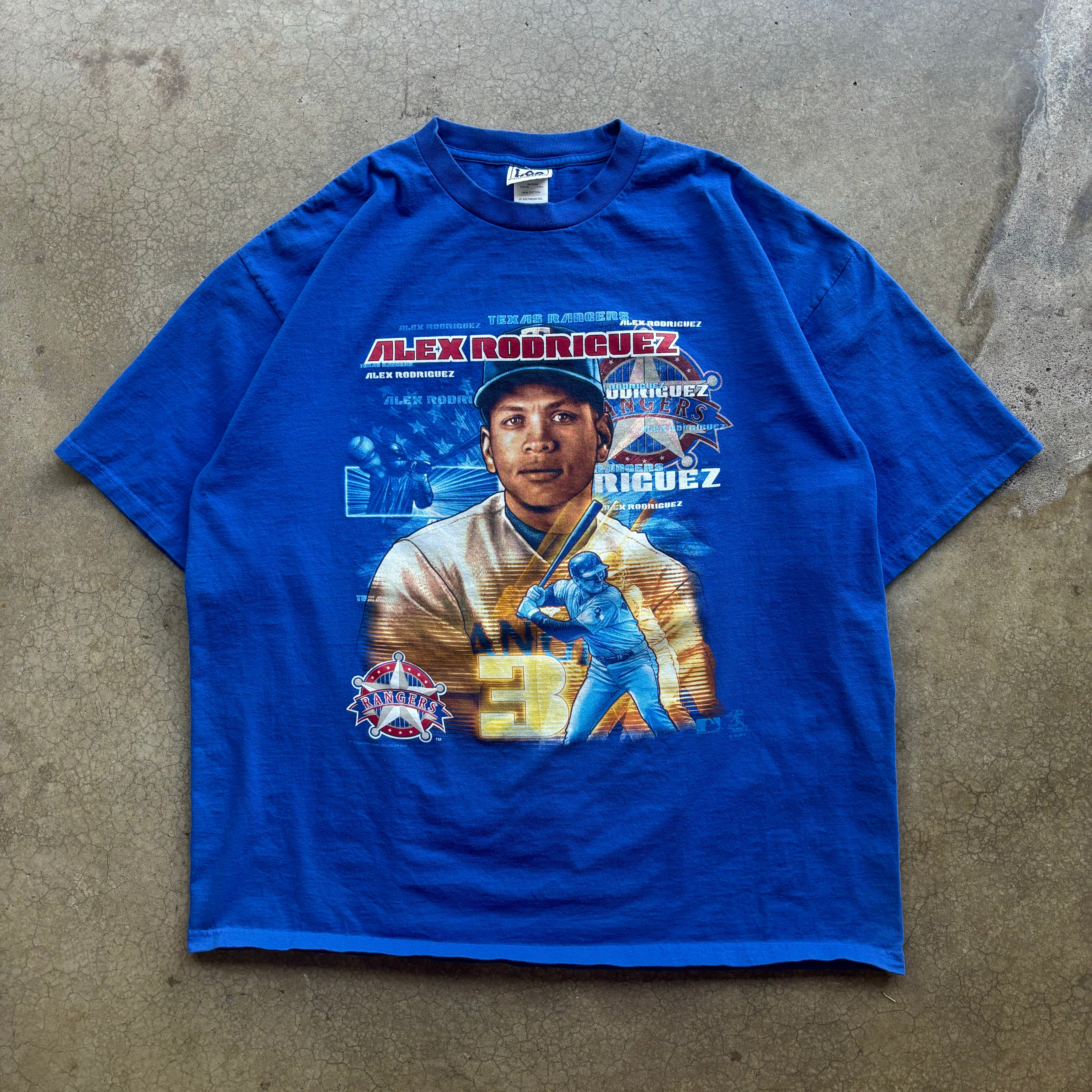 00s ALEX RODRIGUEZ RANGERS TEE - XXL