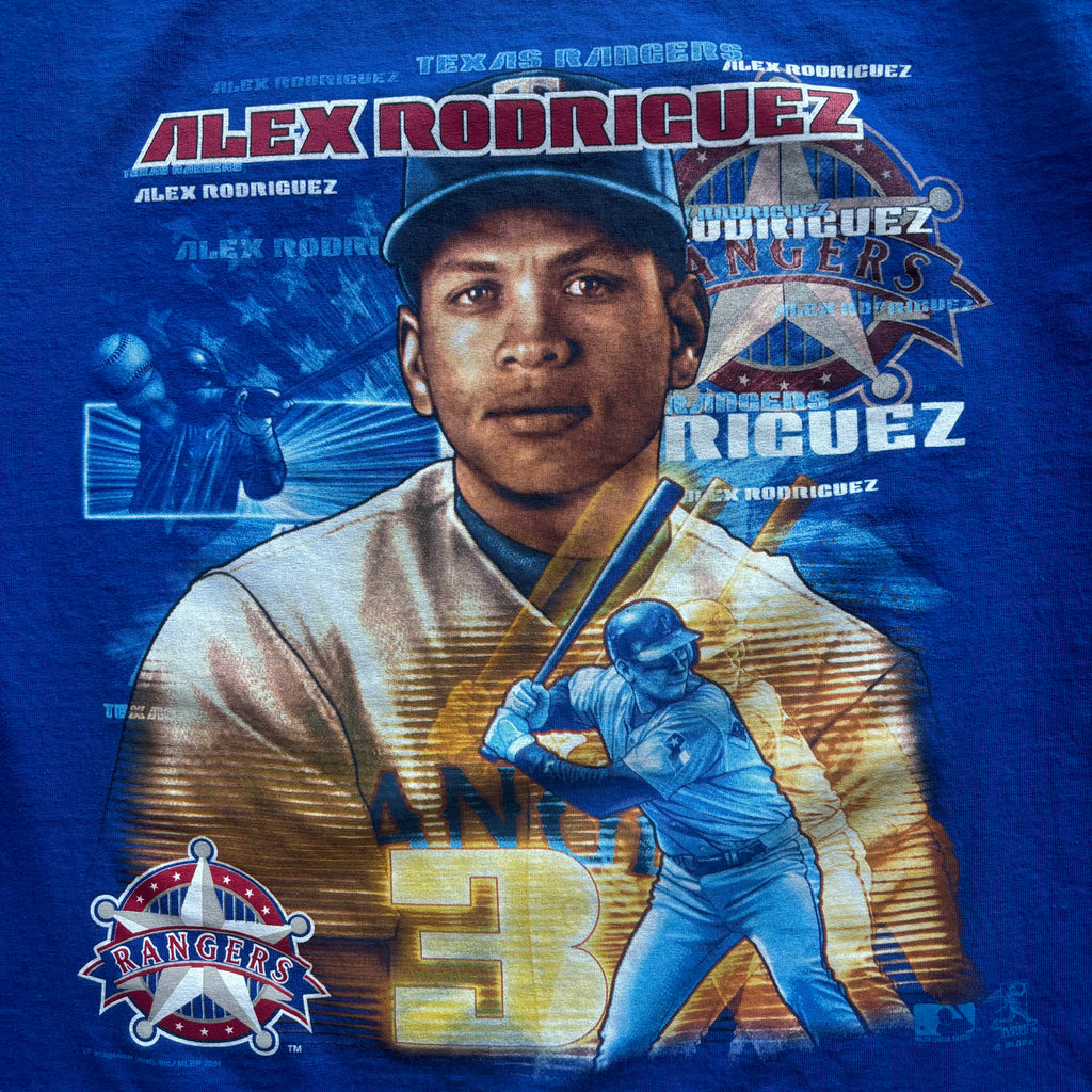 00s ALEX RODRIGUEZ RANGERS TEE - XXL