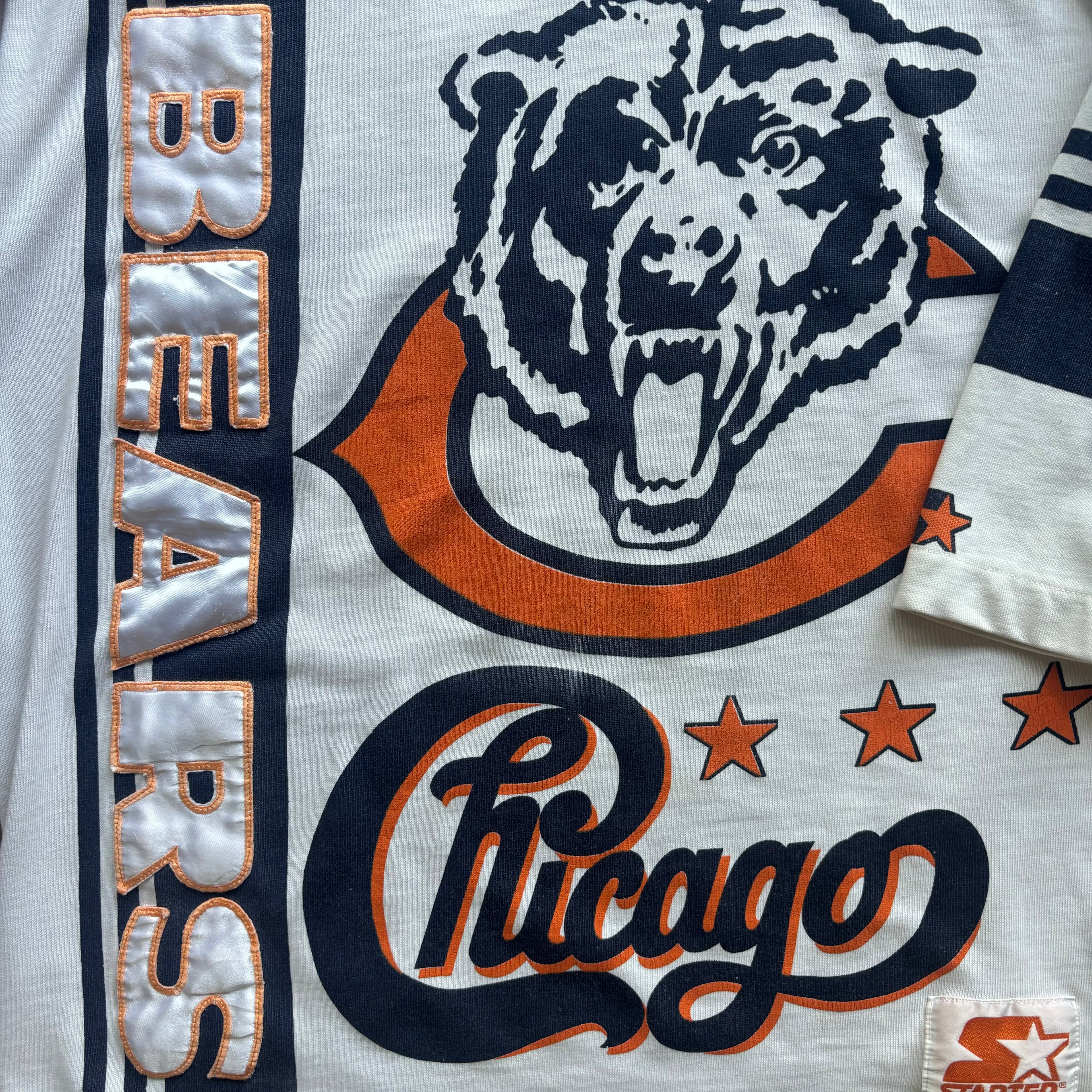 90s CHICAGO BEARS JERSEY TEE - M
