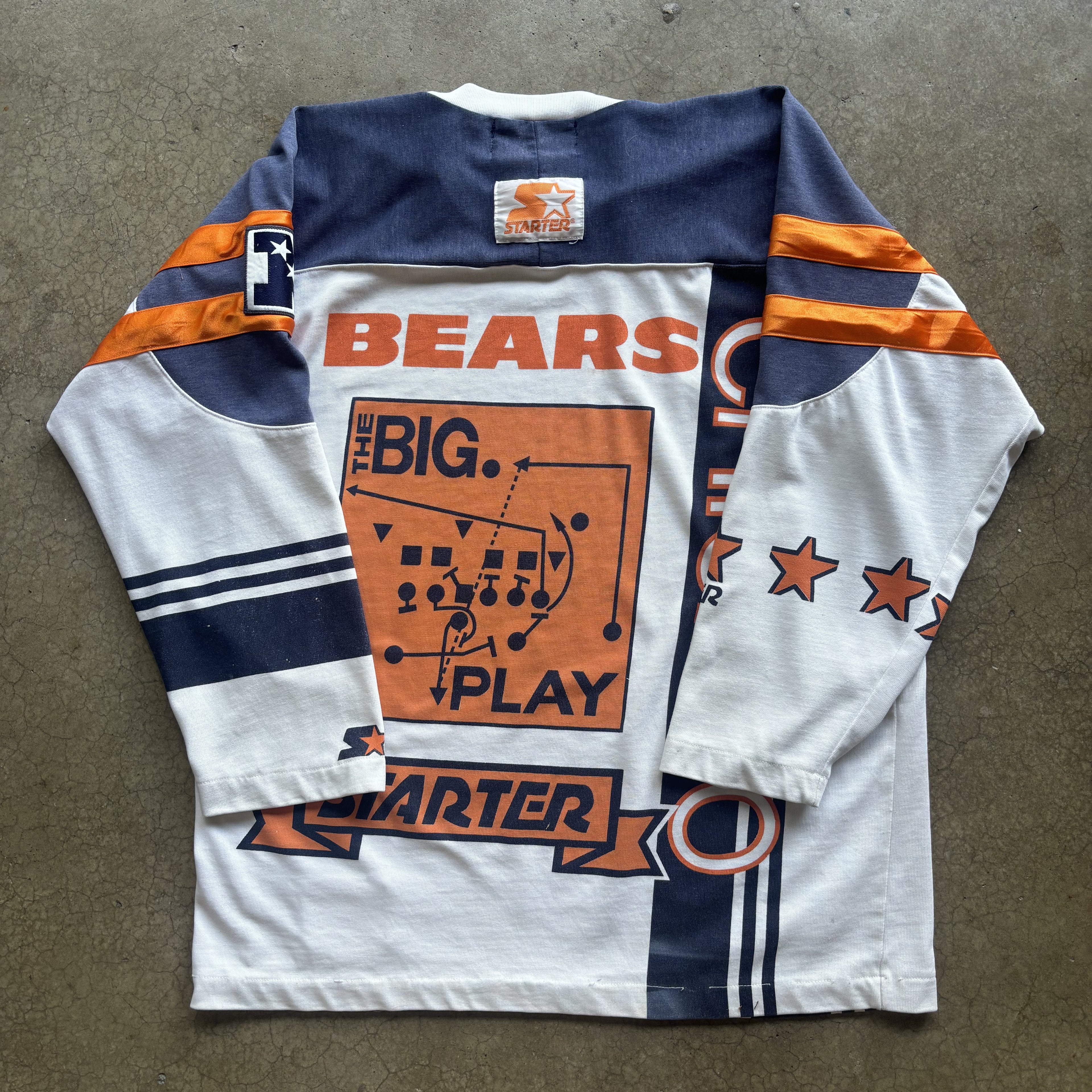 90s CHICAGO BEARS JERSEY TEE - M