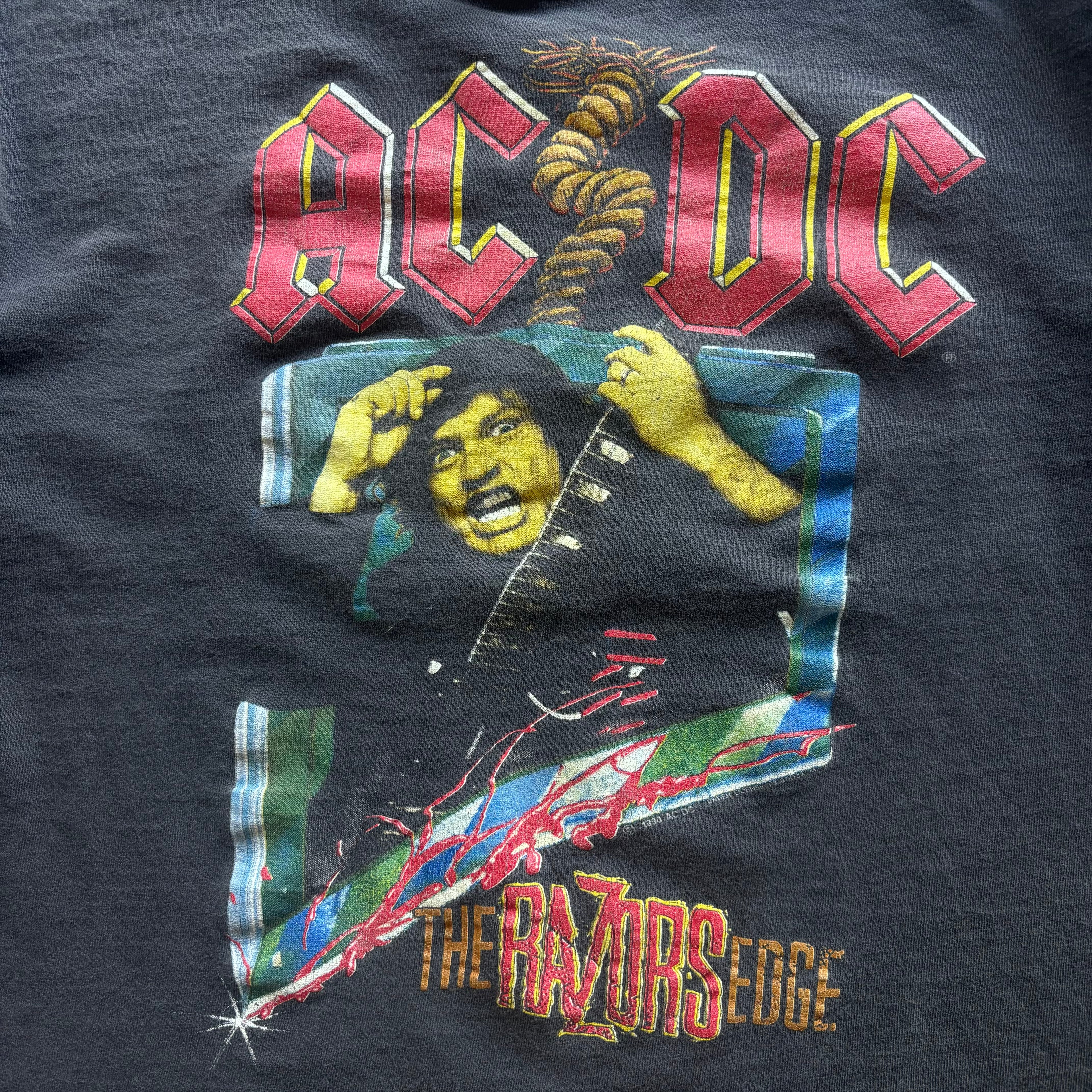 80s AC/DC RAZORS EDGE - L