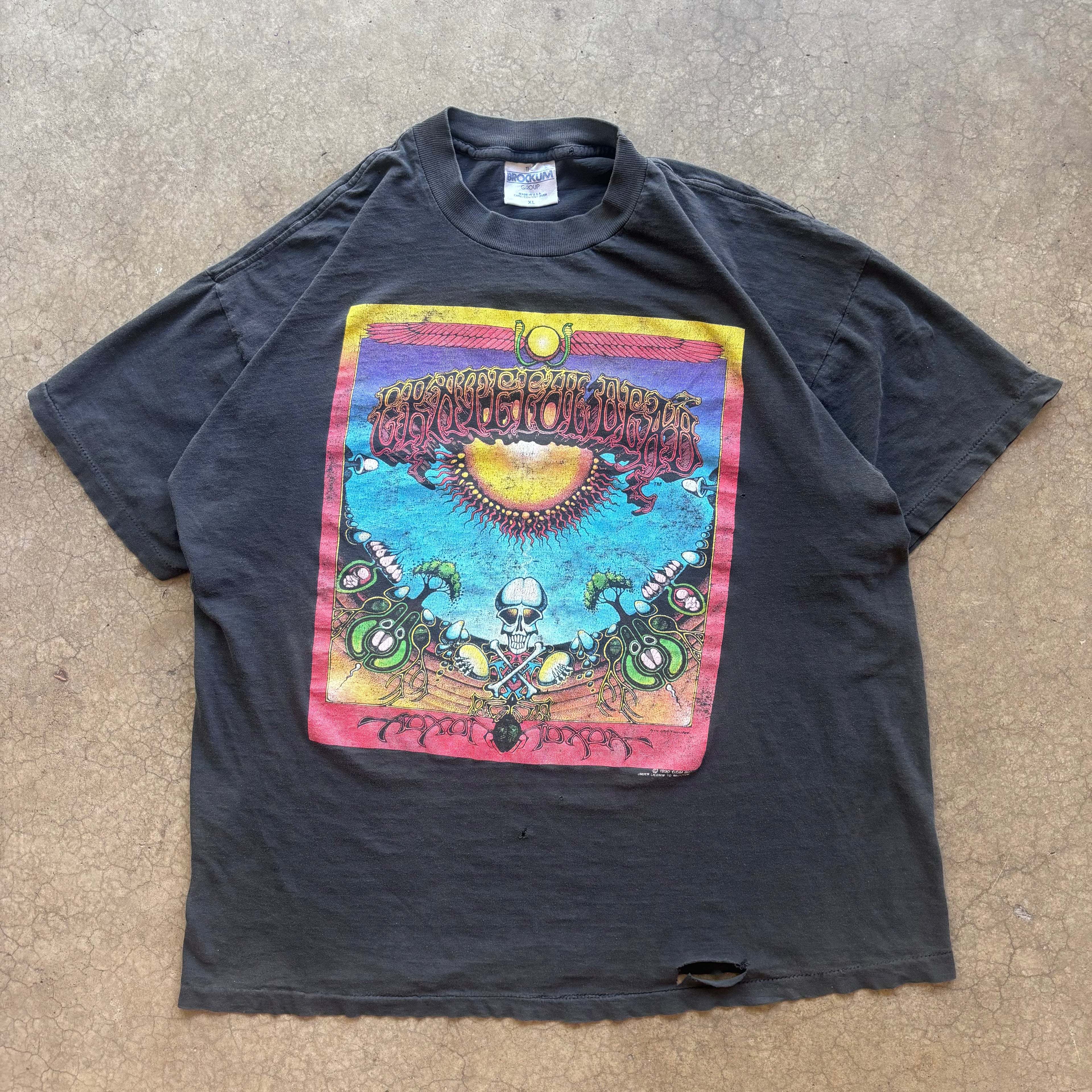 90s GRATEFUL DEAD BAND TEE - XL