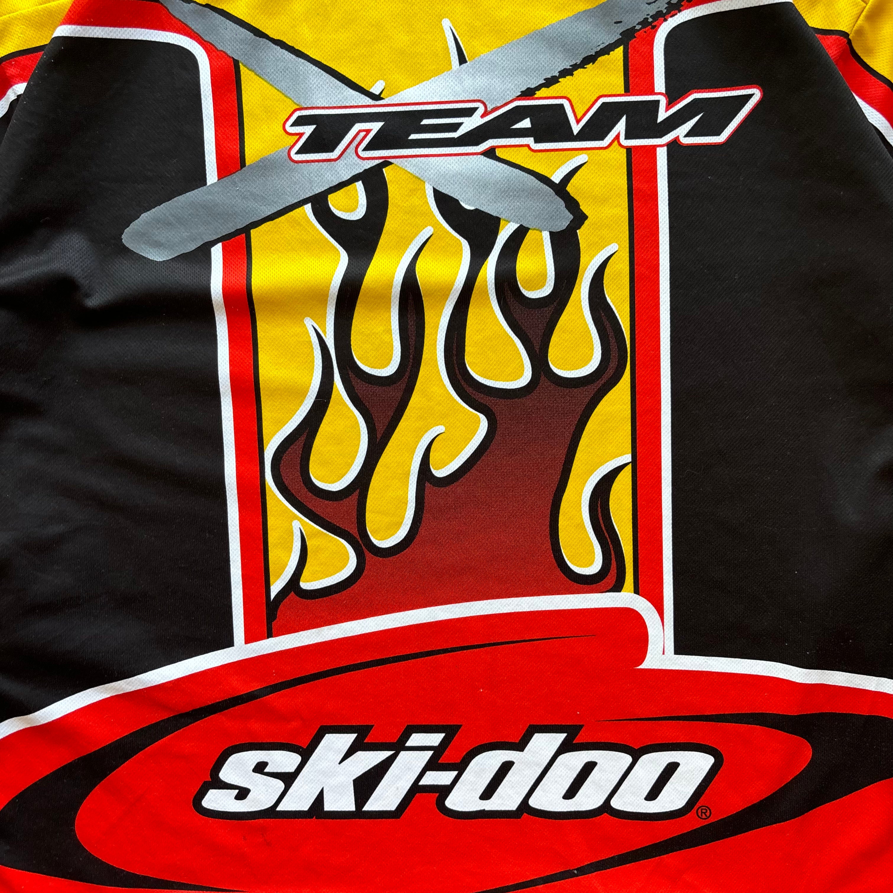 90s XTEAM MOTORCROSS FLAMES LS - XL