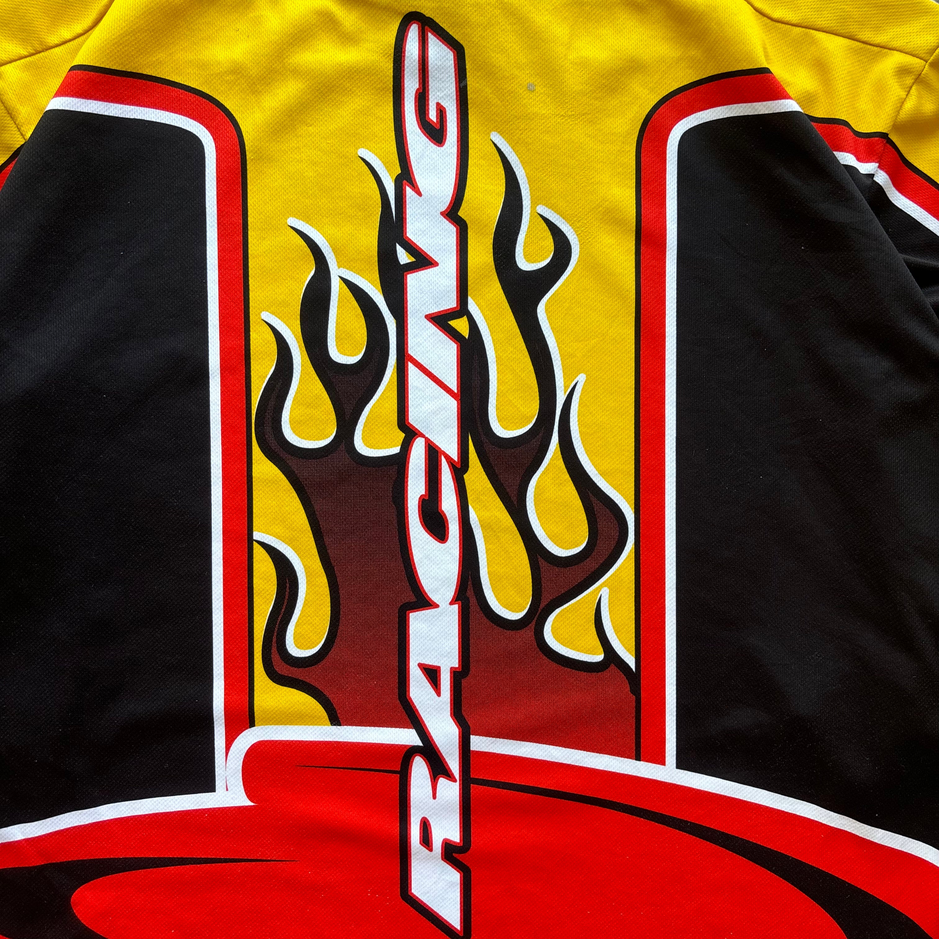 90s XTEAM MOTORCROSS FLAMES LS - XL