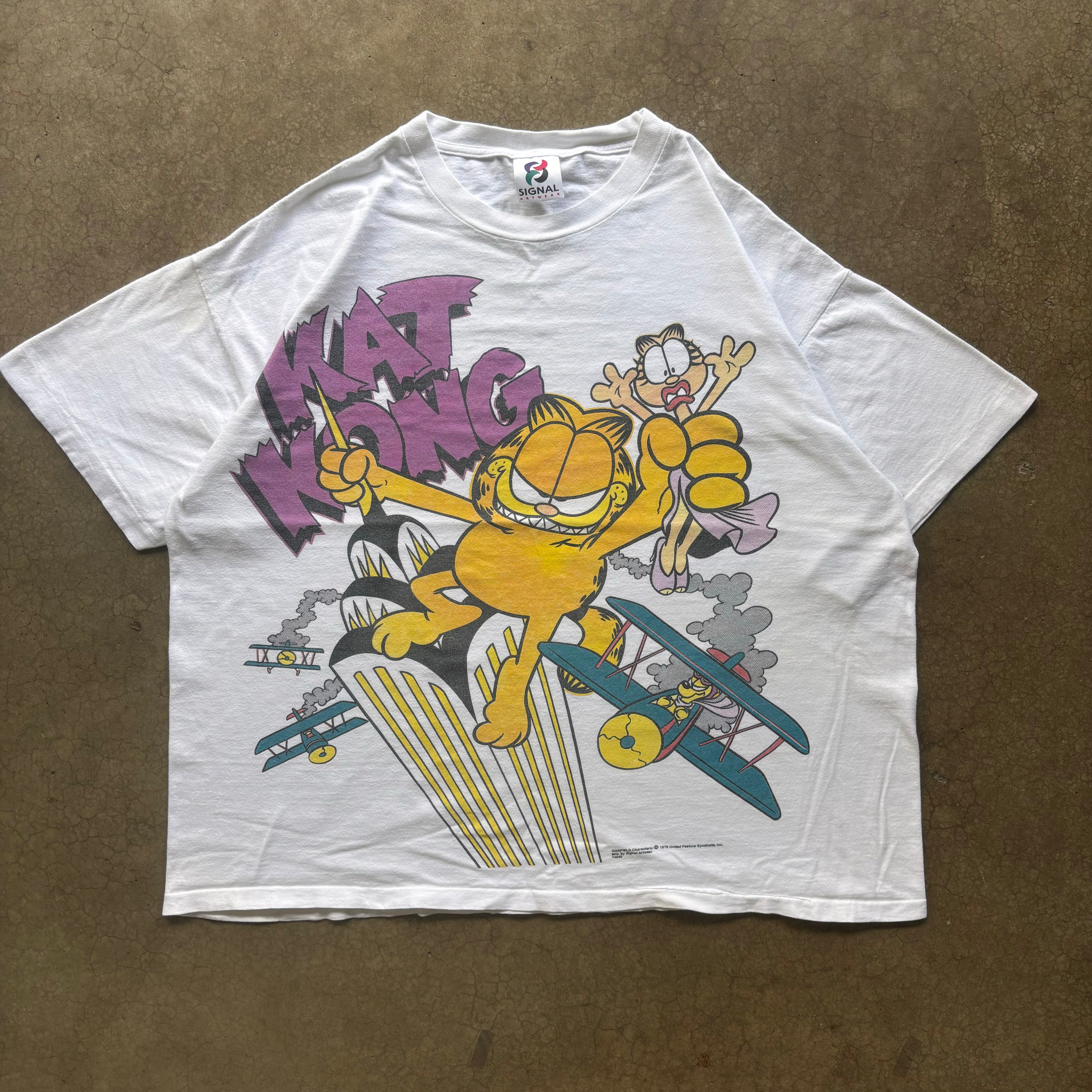 90s GARFIELD KAT KONG TEE - OSFA